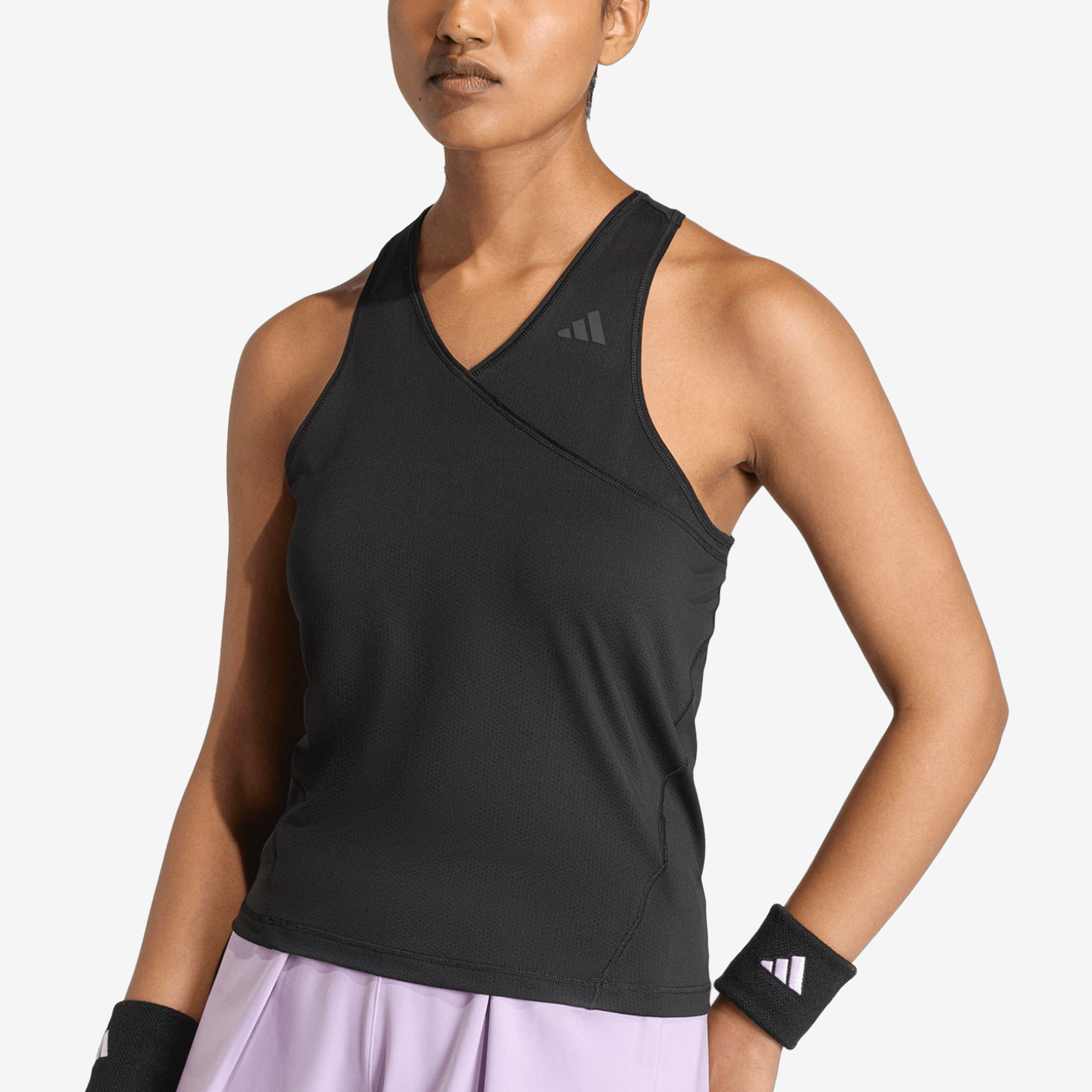 Adidas Club V-Neck Tank Top Women's Black