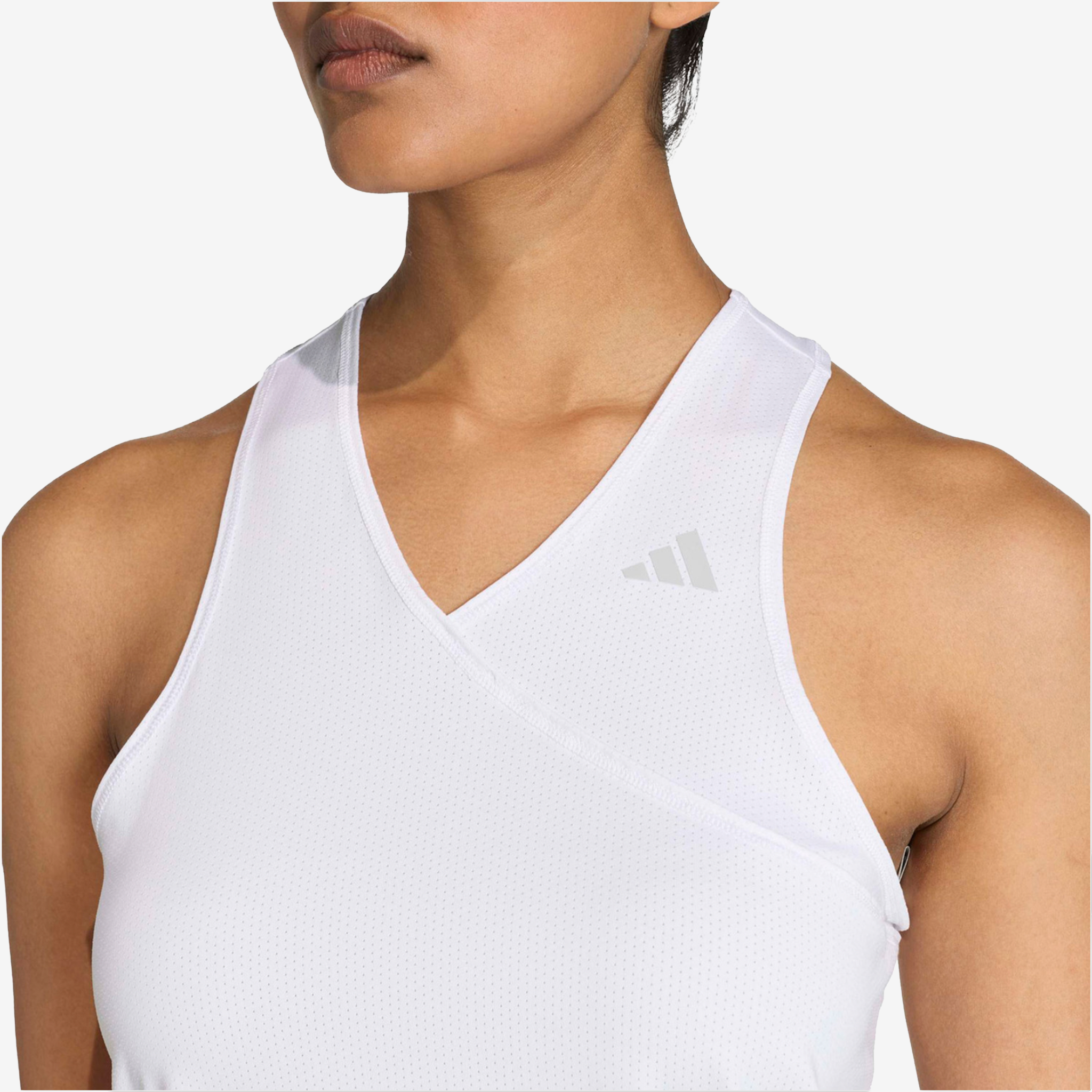 Adidas Club V-Neck Tank Top White