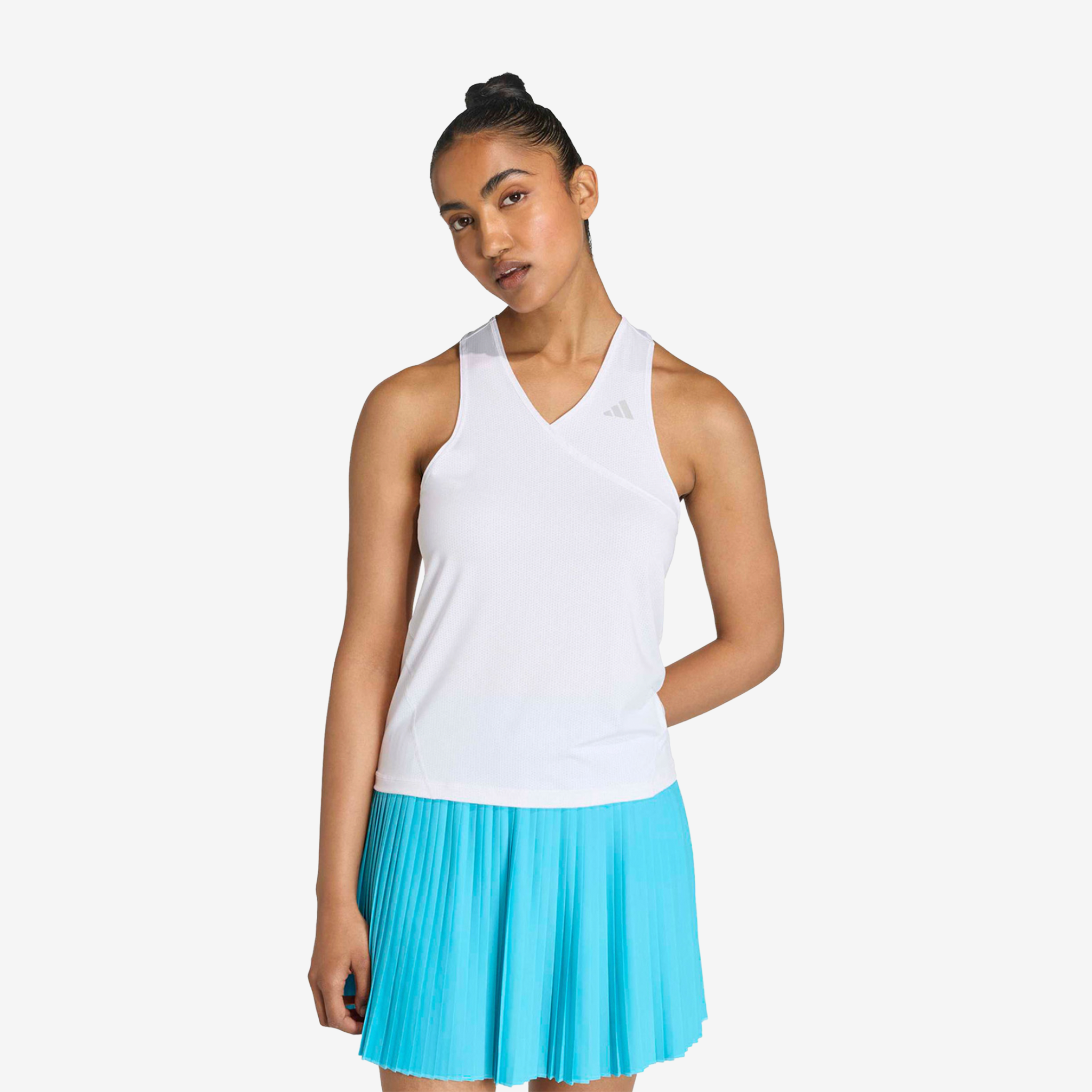 Adidas Club V-Neck Tank Top White