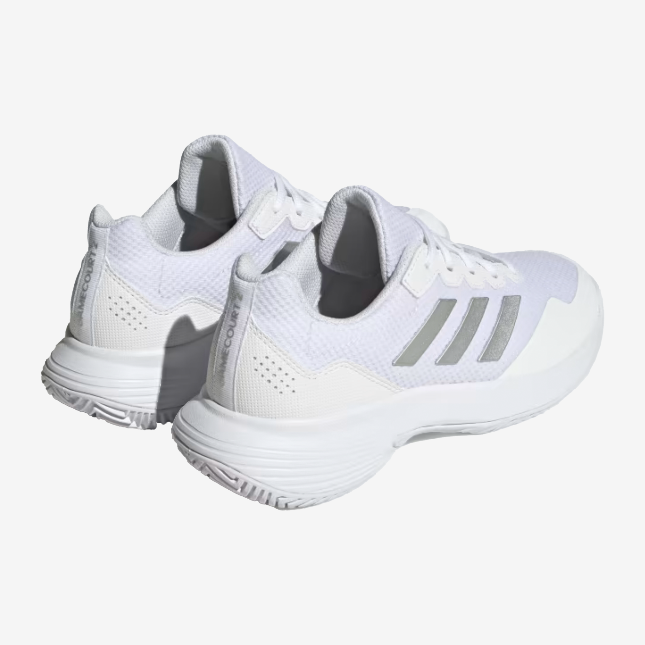 Adidas Women's Gamecourt 2.0 Cloud White / Silver Metallic / Cloud White