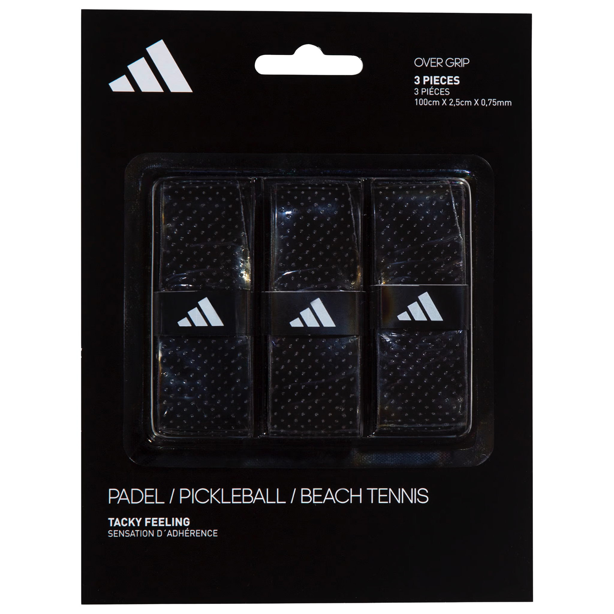 Adidas Padel Overgrips (3 Pack) Black