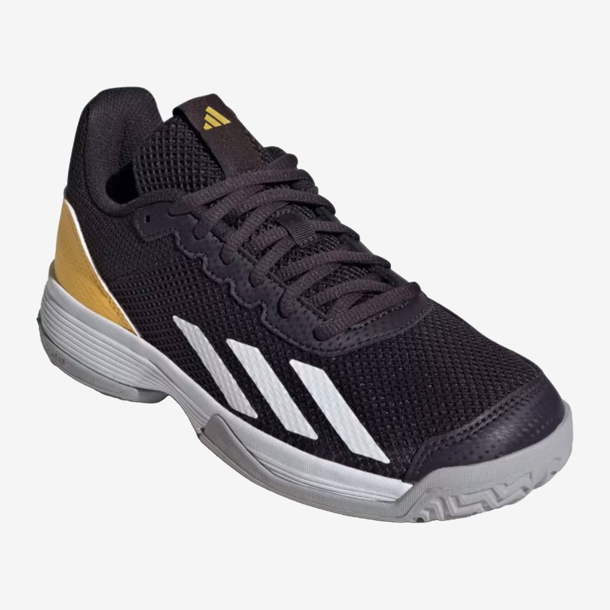 Adidas Kid's Courtflash Black / Cloud White / Spark