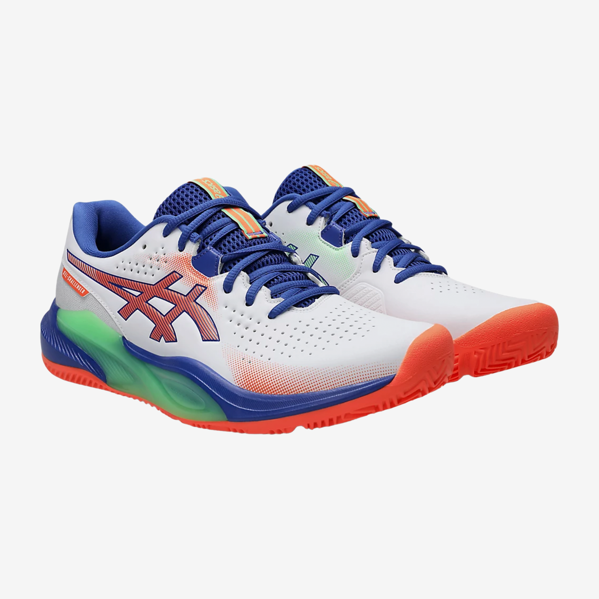 Asics Gel Challenger 15 Padel Men's White/ Vivid Coral