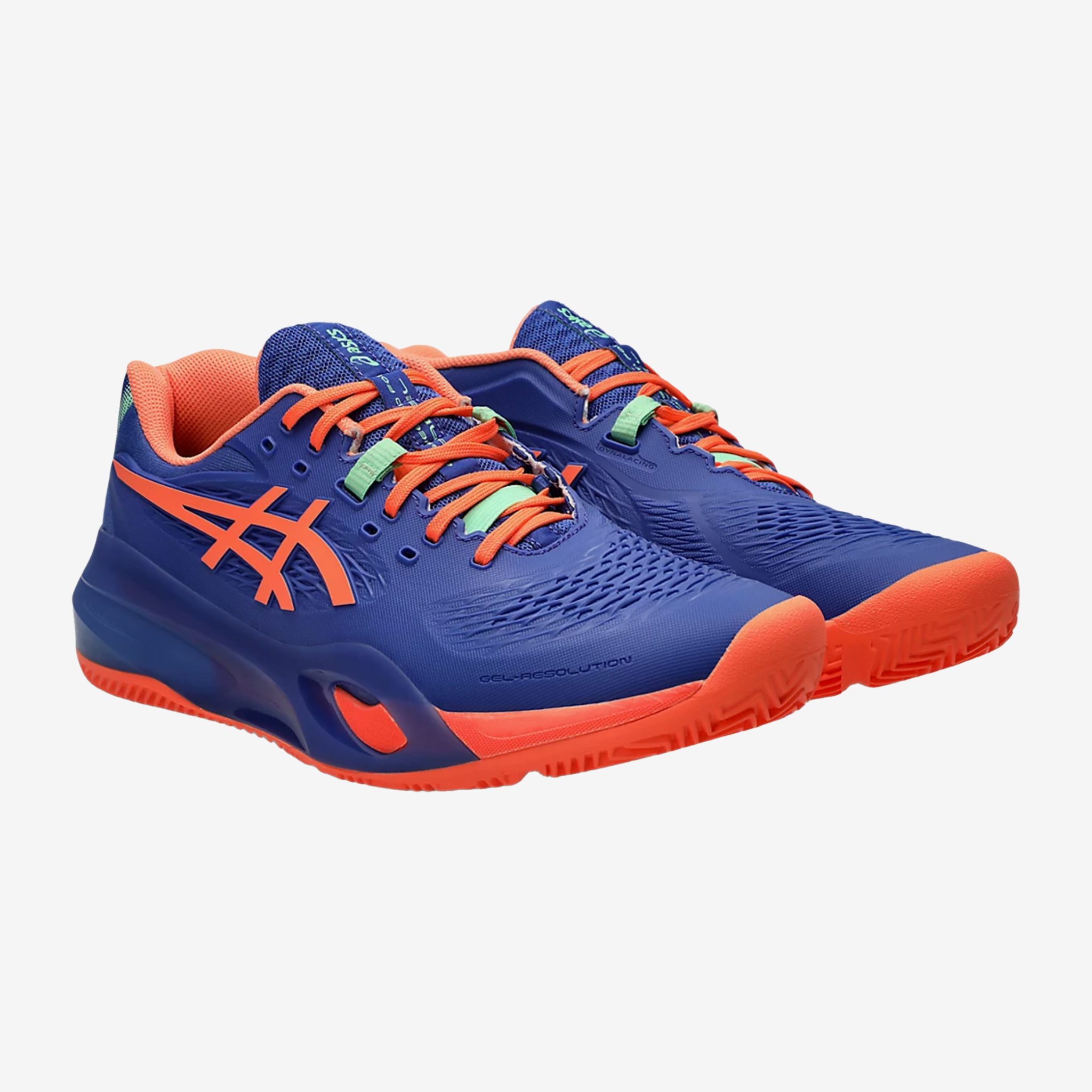 Asics Gel Resolution X Padel Men's Dark Cobalt/ Vivid Coral