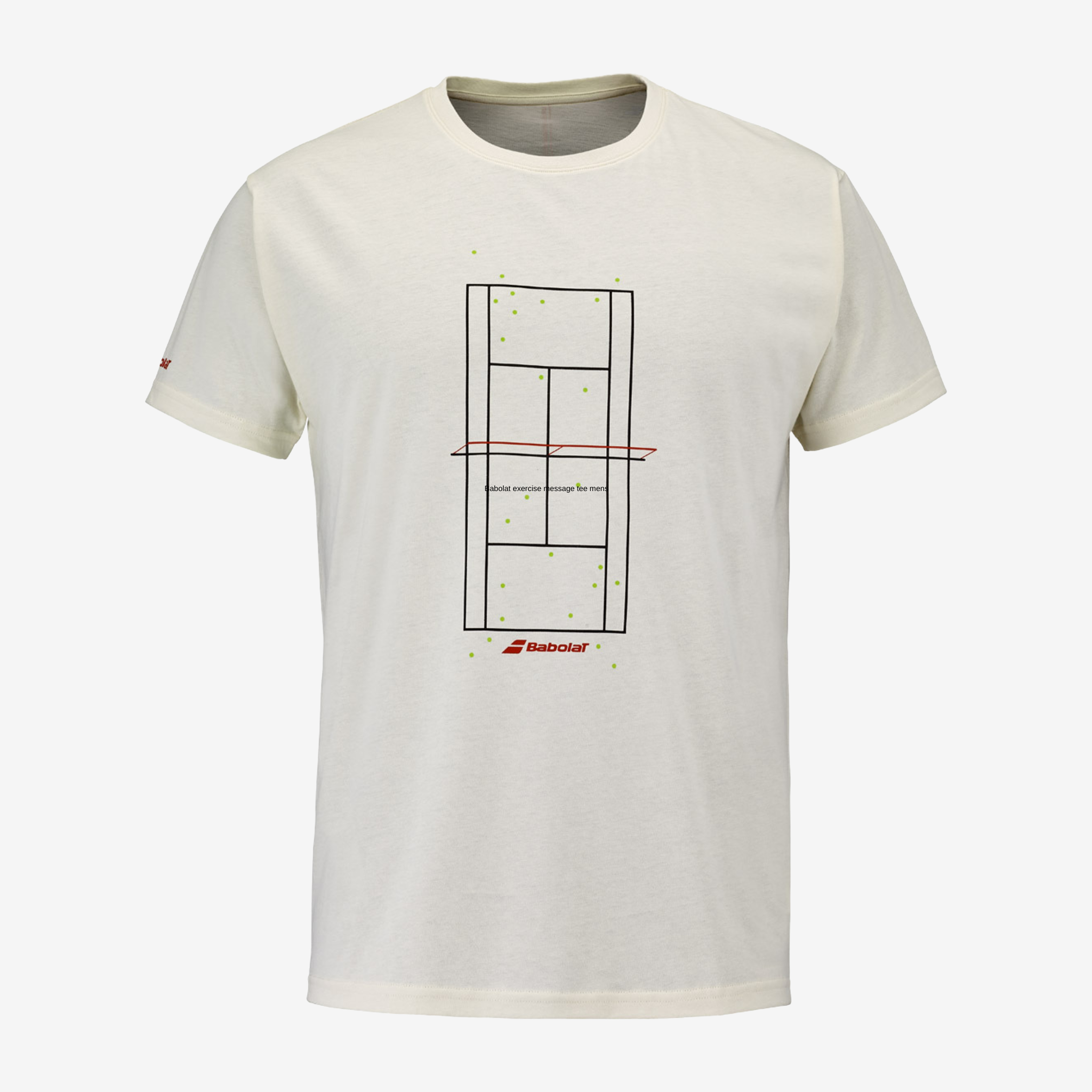 Babolat Exercise Message Tee Men's Cannoli Cream
