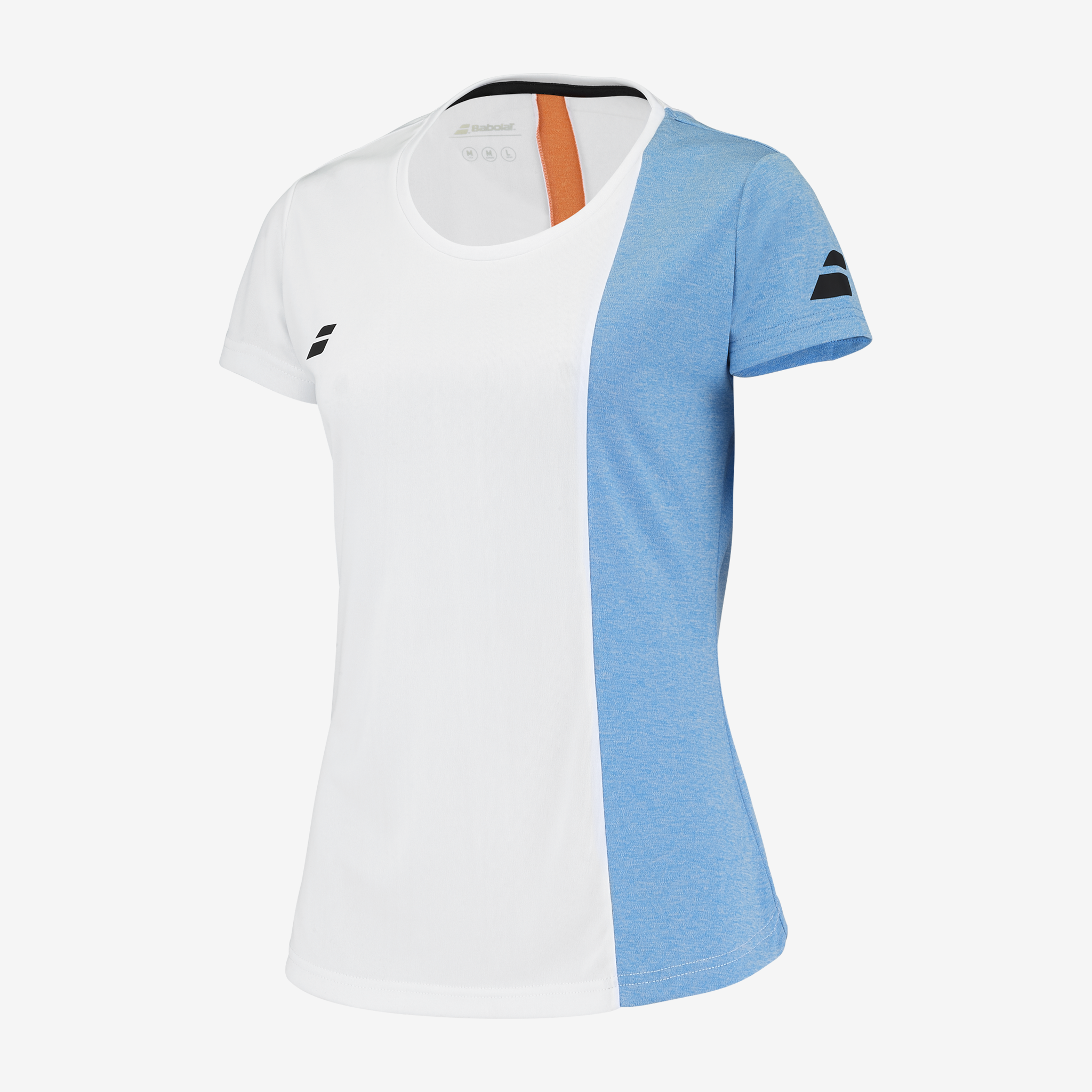 Babolat Play Cap Sleeve Top Girl's White/Blithe Blue