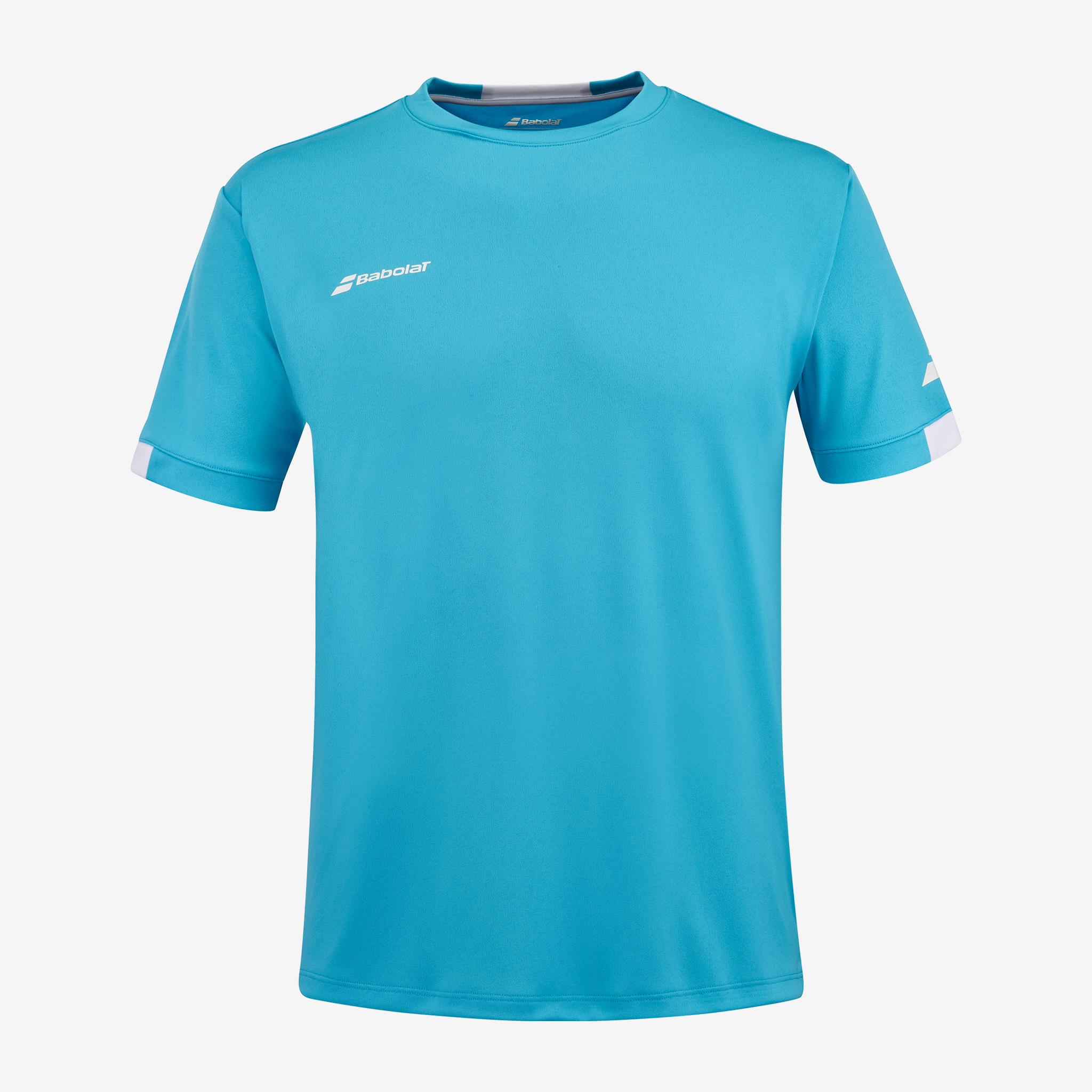 Babolat Play Crew Neck Tee Men's Cyan Blue