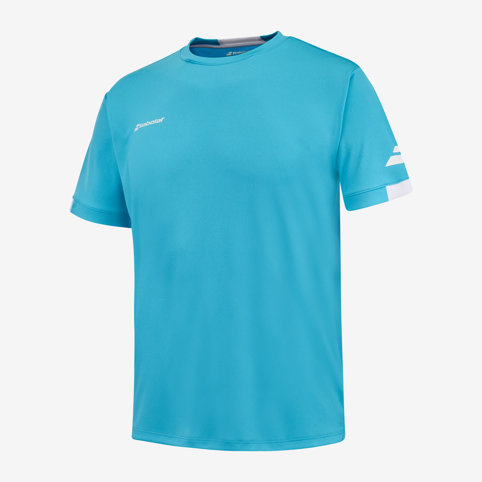 Babolat Play Crew Neck Tee Men's Cyan Blue