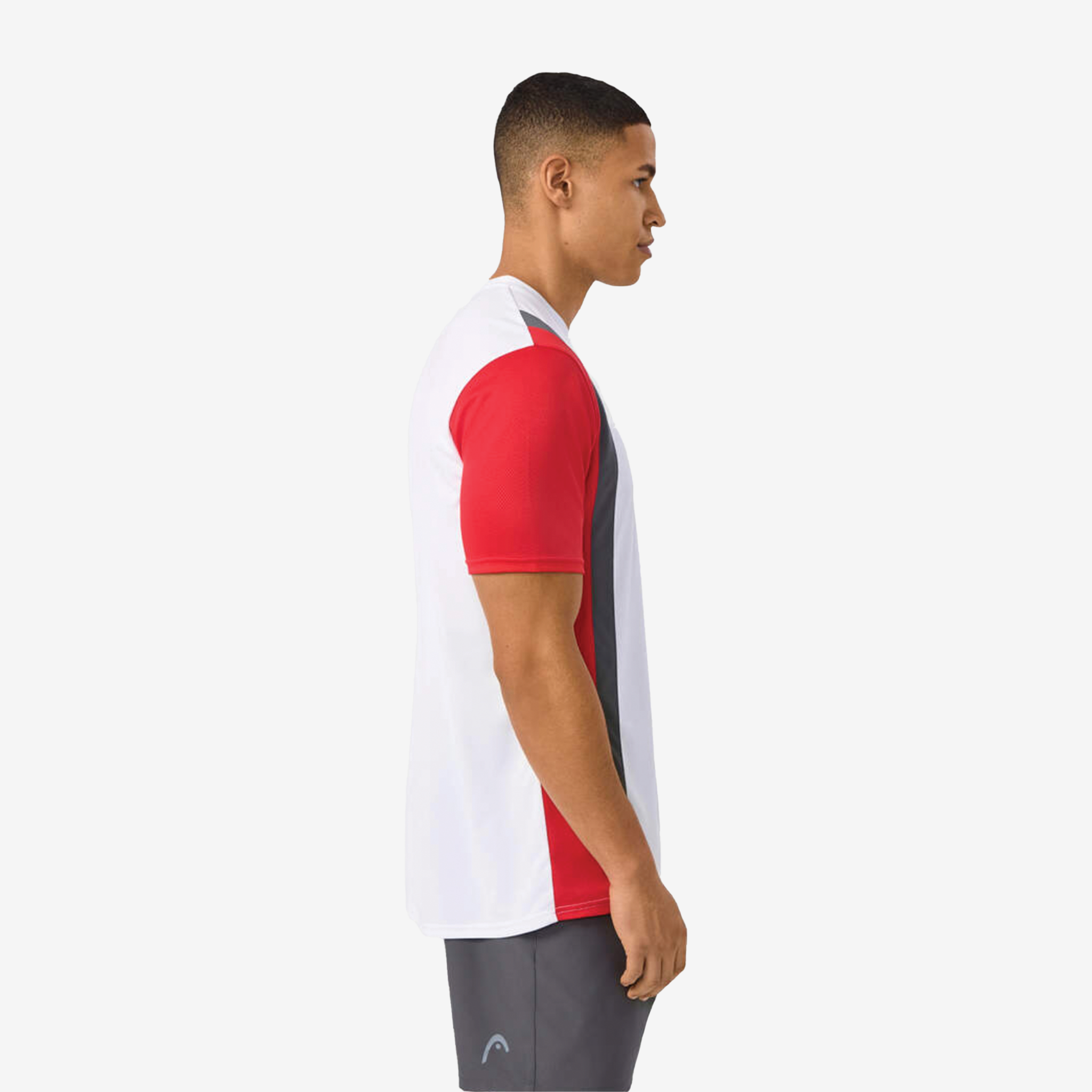 Head Club 25 Tech T-Shirt Red/ White Men's