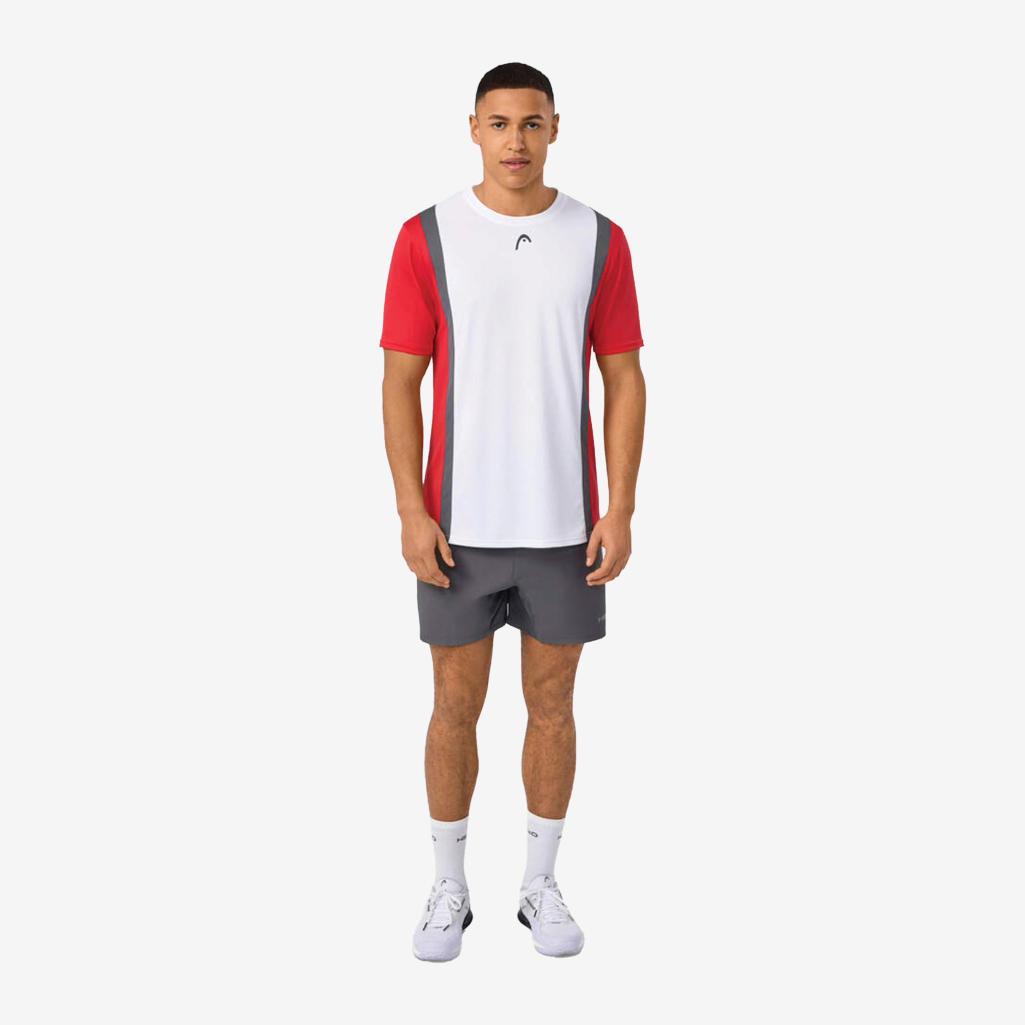 Head Club 25 Tech T-Shirt Red/ White Men's