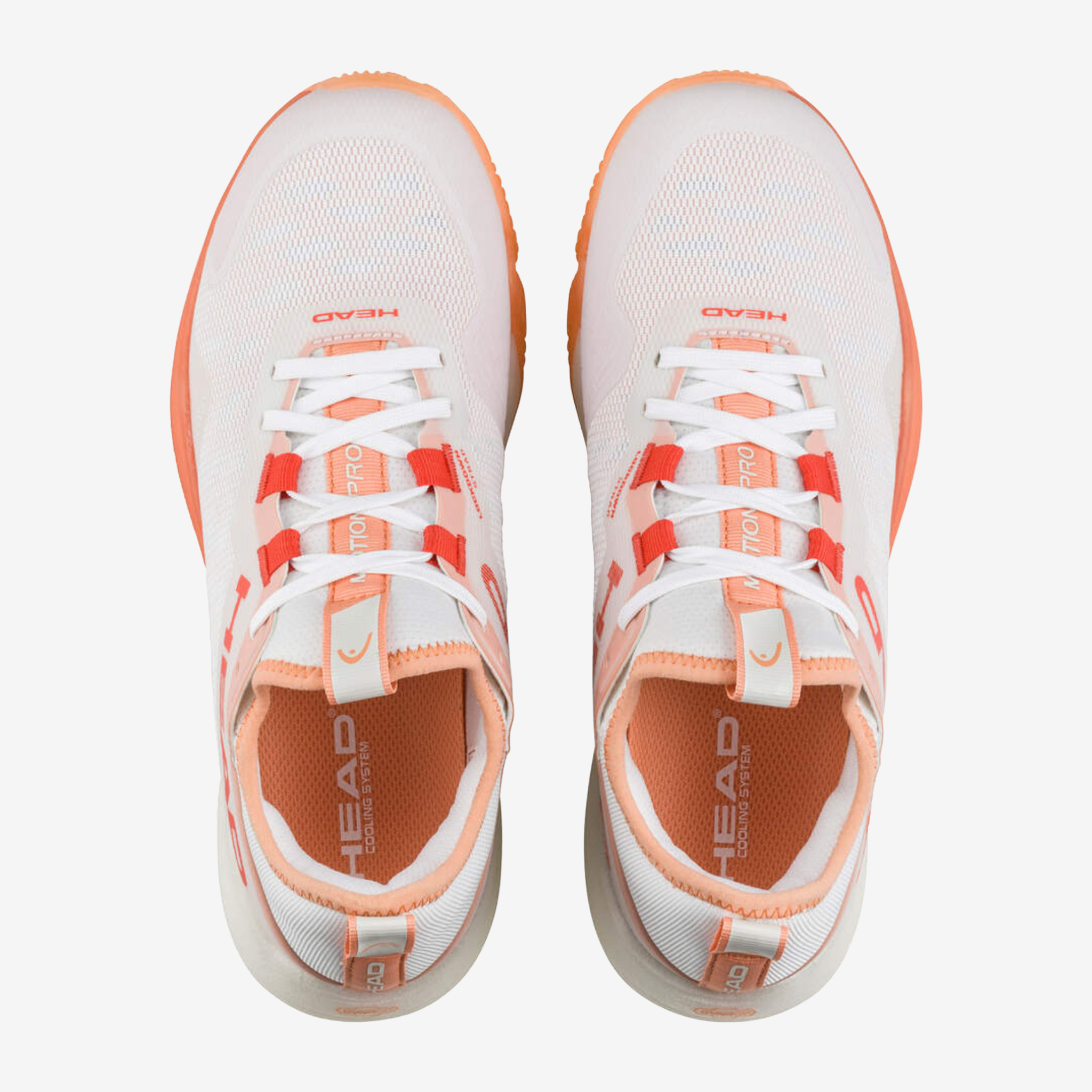 Head Motion Pro Women's Padel Shoes White/Coral