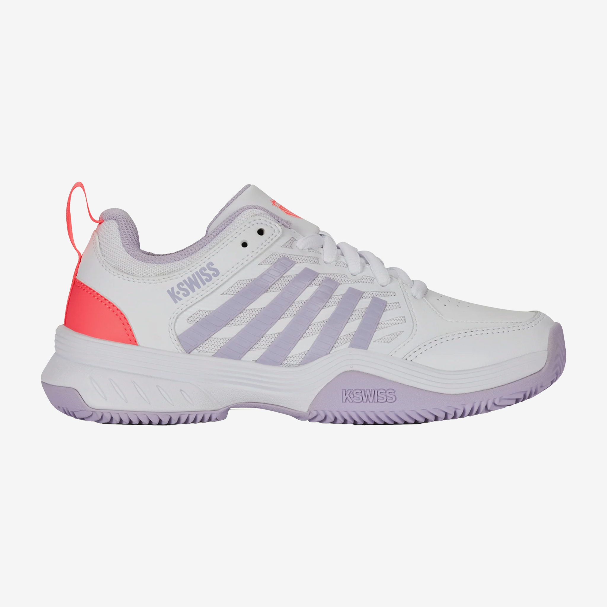 K-Swiss Court Express 2 Women's White/Orchid/Neon