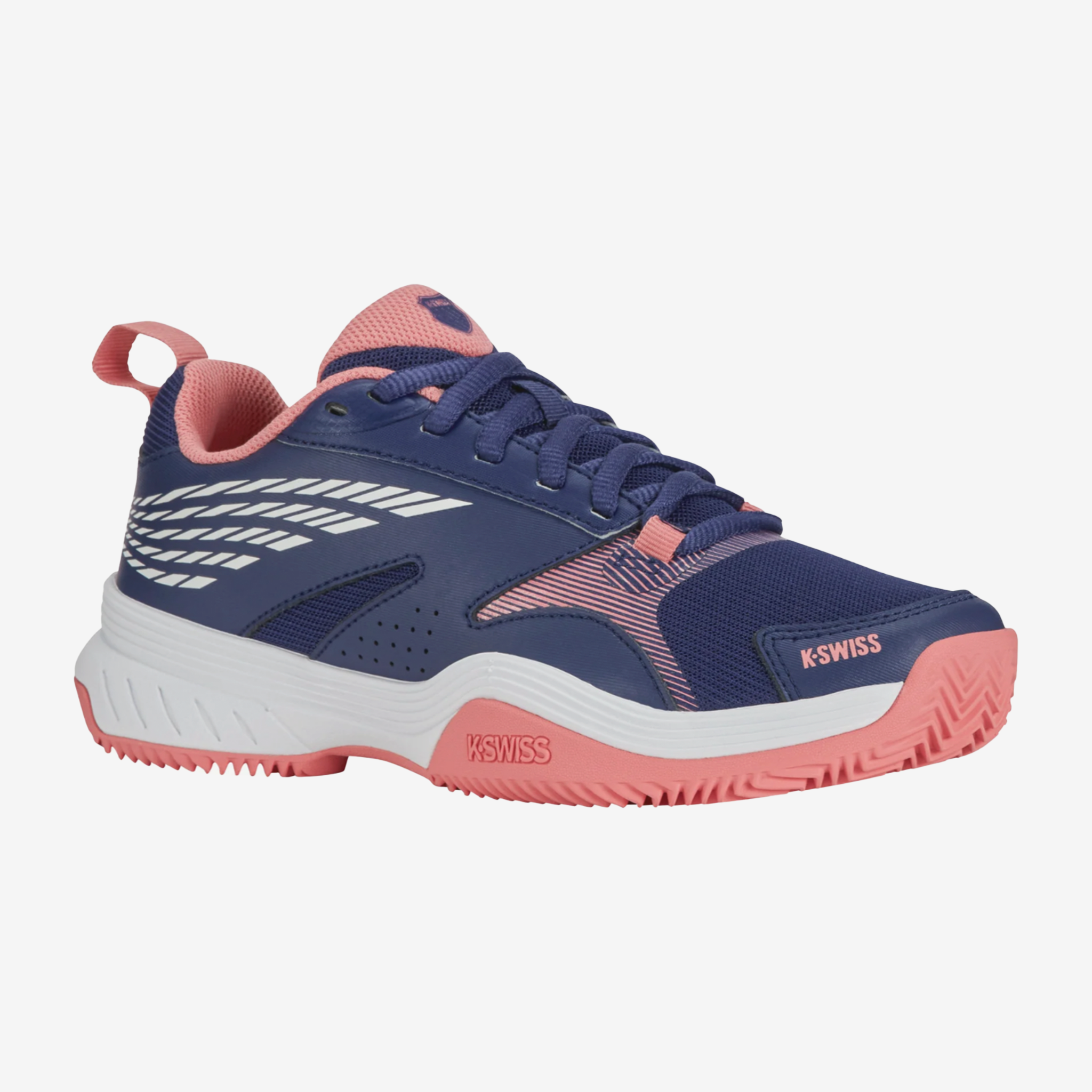 K-Swiss Women's Speedex HB Estate Blue/ White/ Strawberry Ice
