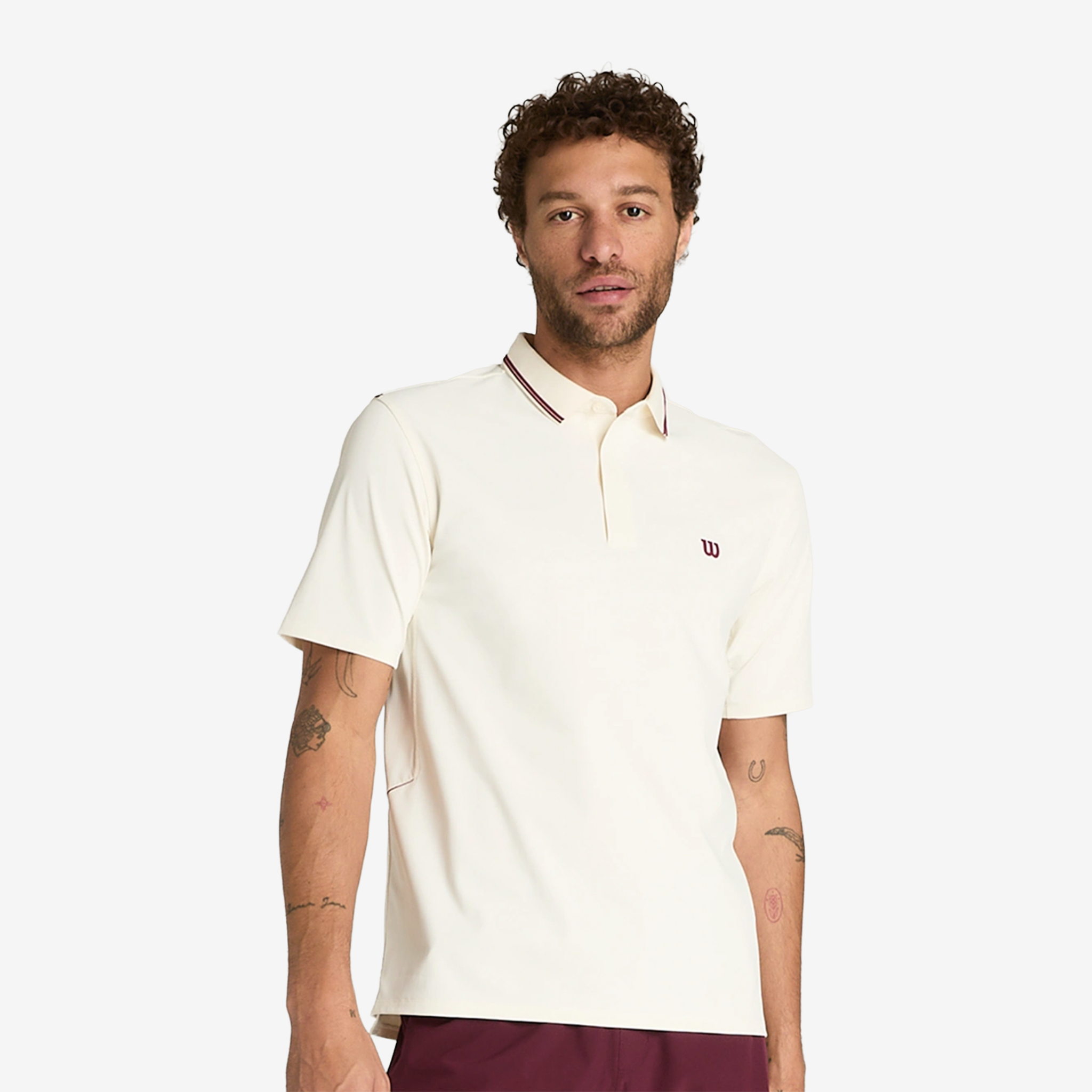 Wilson Challengers Technical Polo Men's Sandrift