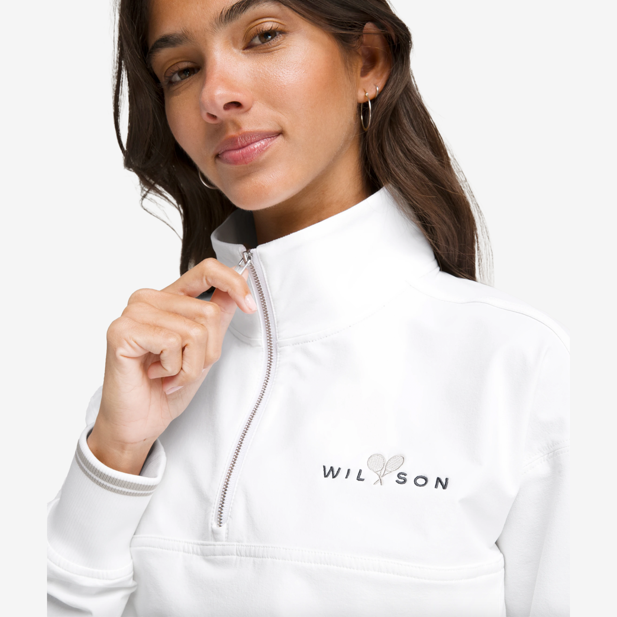 Wilson Davenport Woven Pop Over Women's White