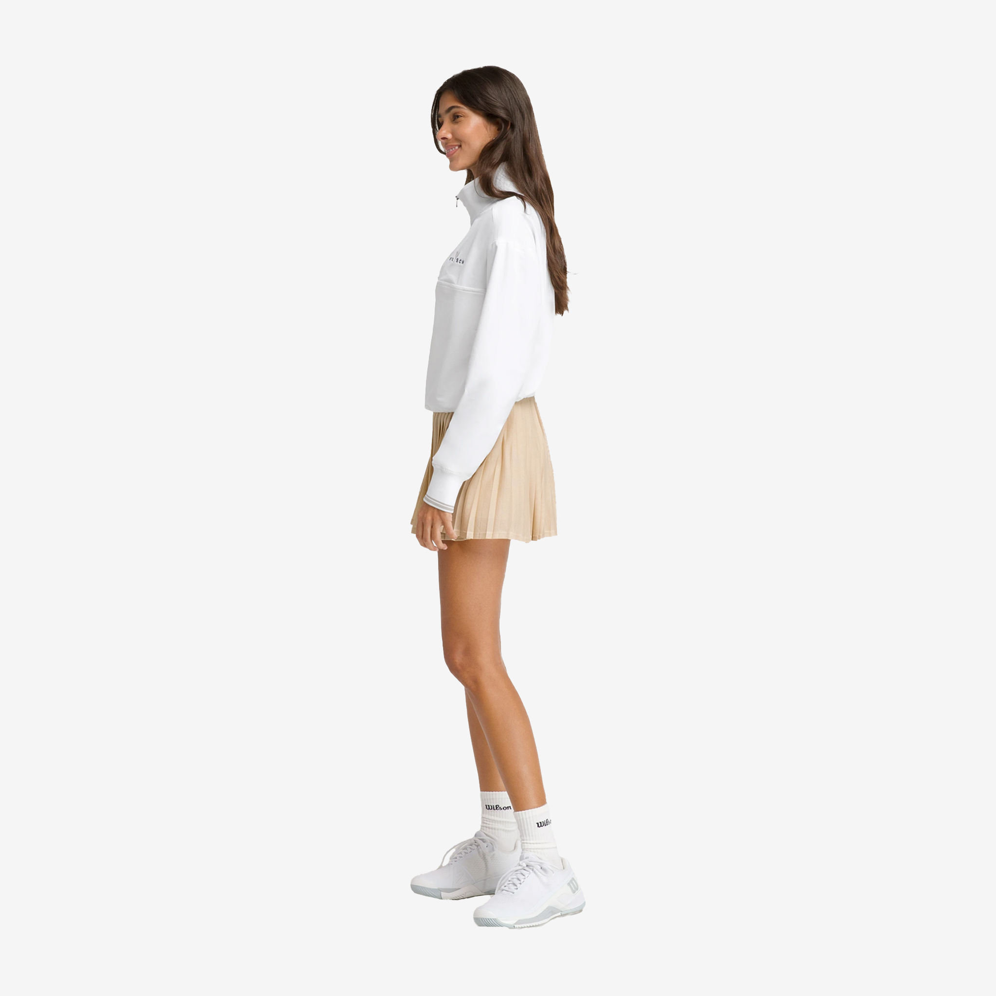 Wilson Davenport Woven Pop Over Women's White