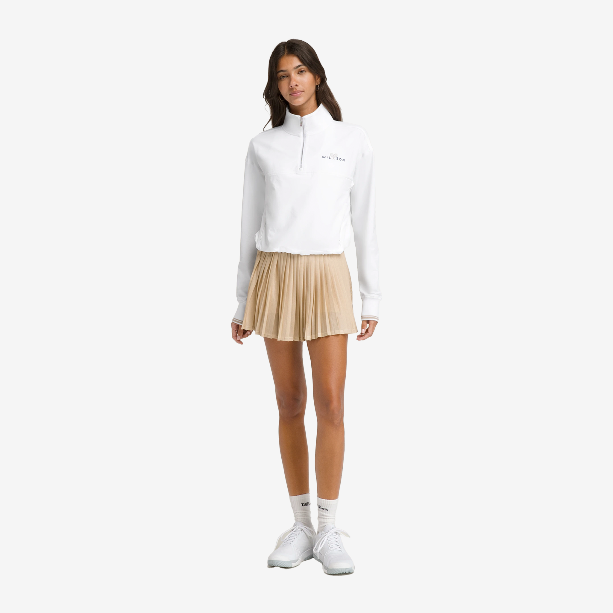 Wilson Davenport Woven Pop Over Women's White