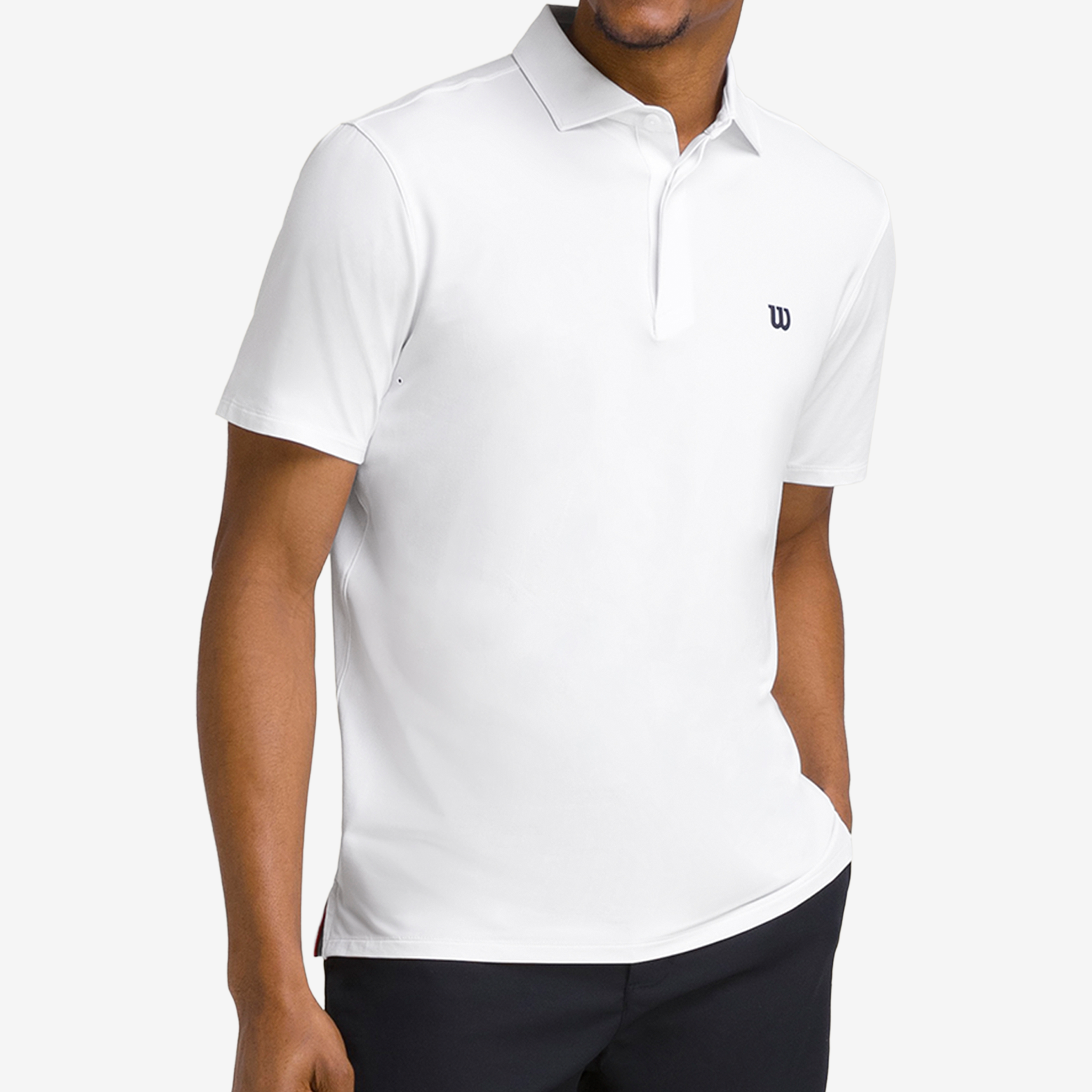 Wilson League Polo Men's Bright White