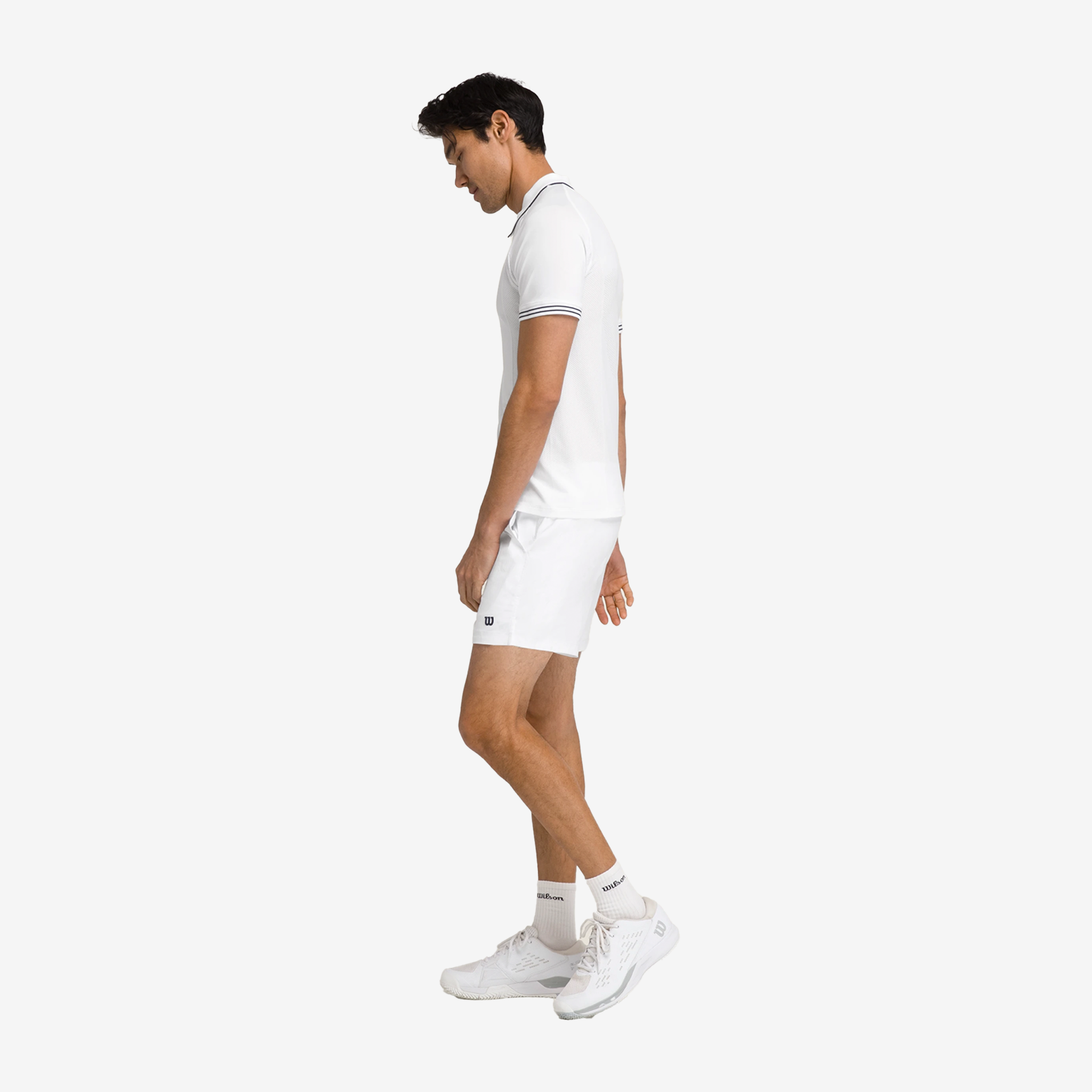 Wilson Tennis Volley Shorts 6" Men's Bright White