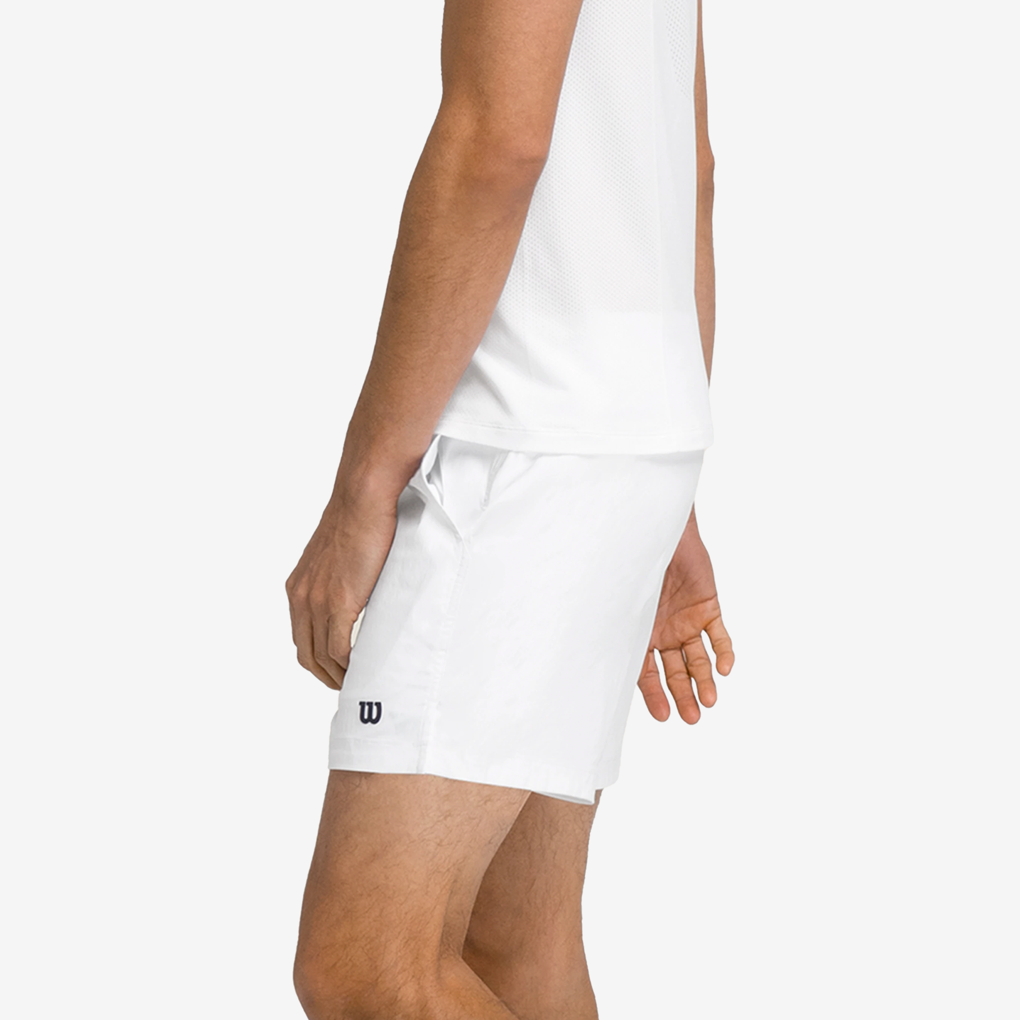 Wilson Tennis Volley Shorts 6" Men's Bright White