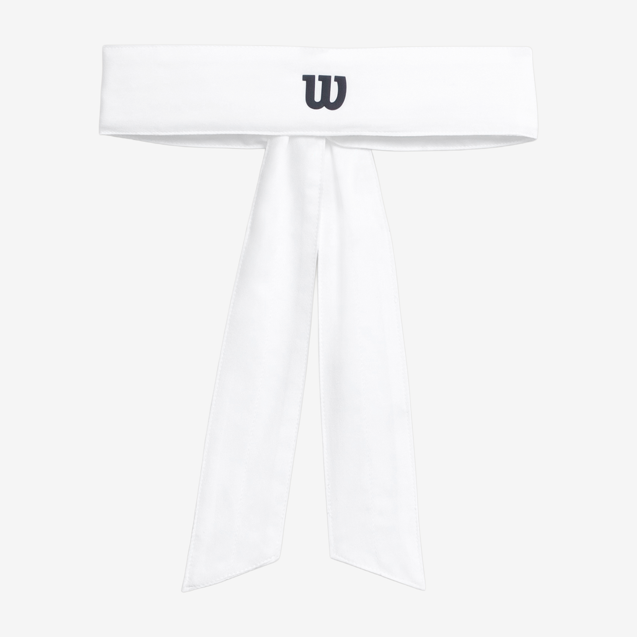 Wilson Tie Headband Bright White