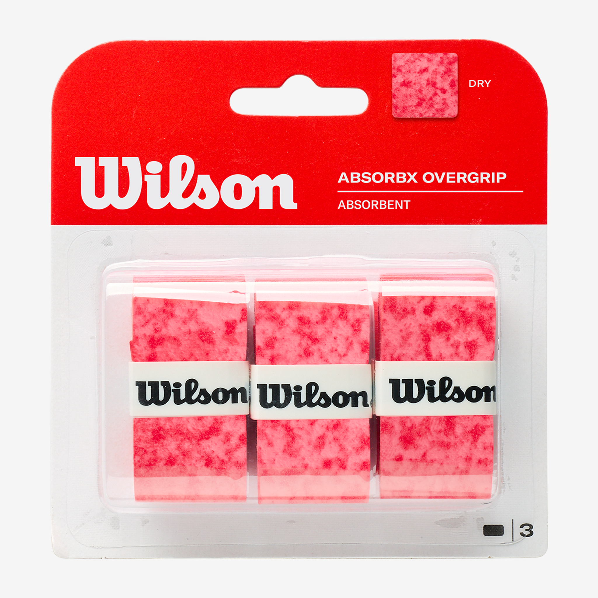 Wilson Absorbx Overgrip Red (3 Pack)
