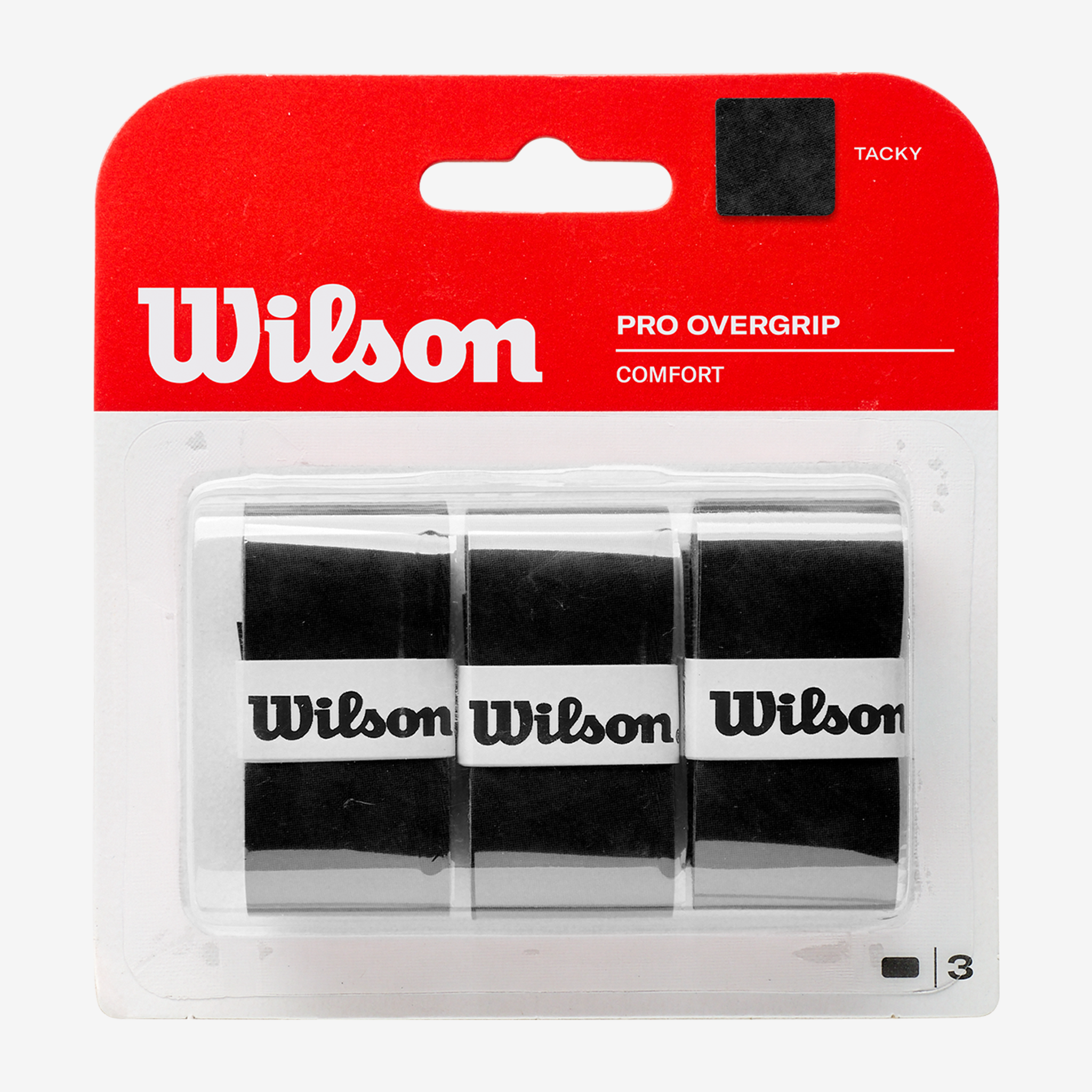Wilson Pro Overgrip Black (3 Pack)
