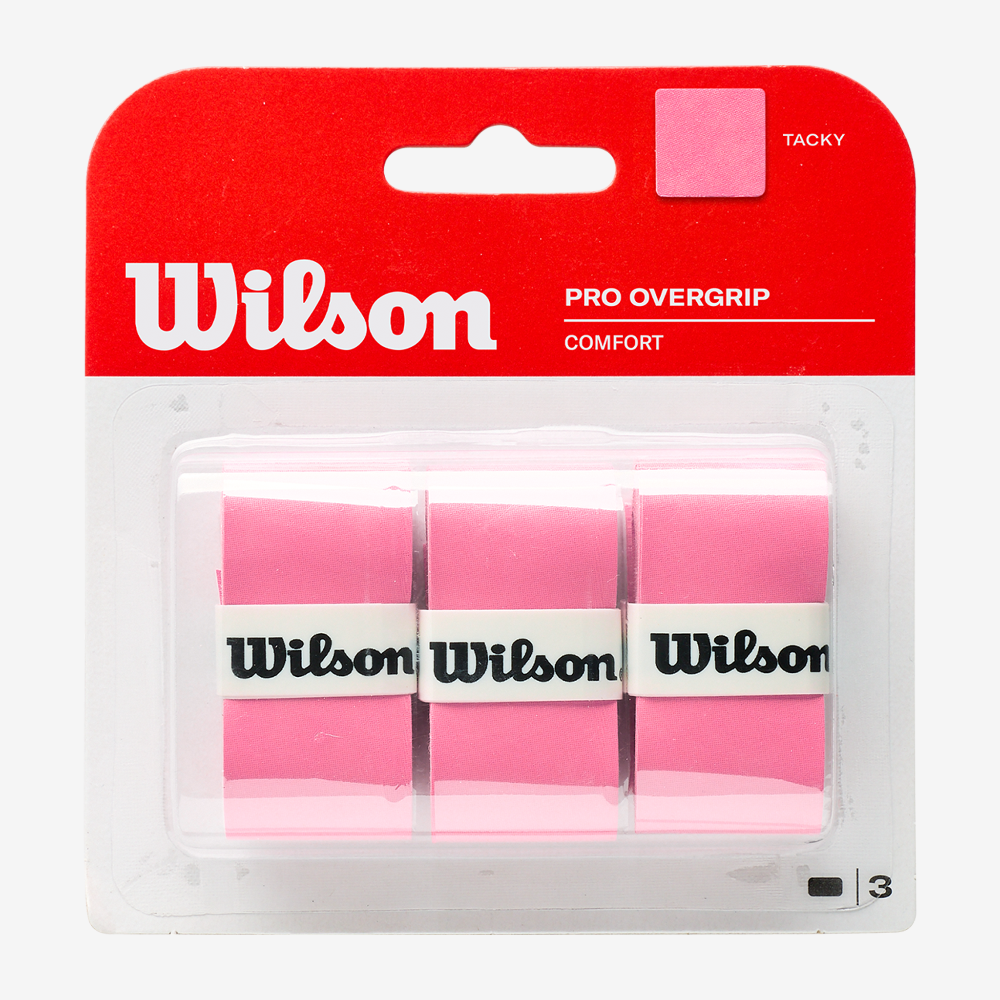 Wilson Pro Overgrip Pink (3 Pack)