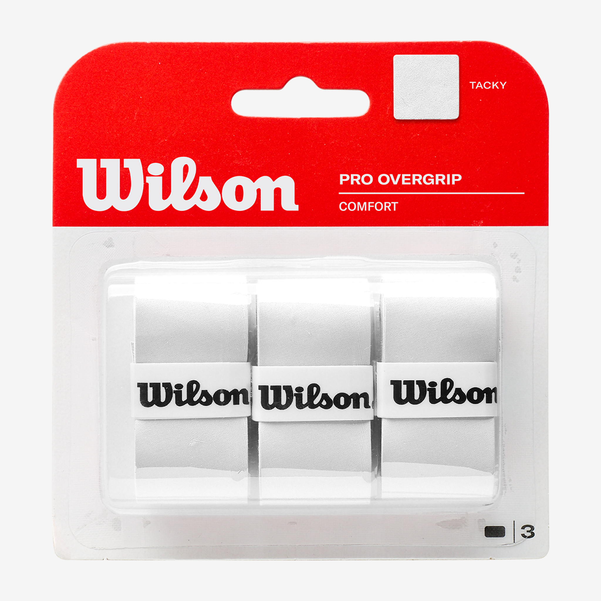 Wilson Pro Overgrip White (3 Pack)