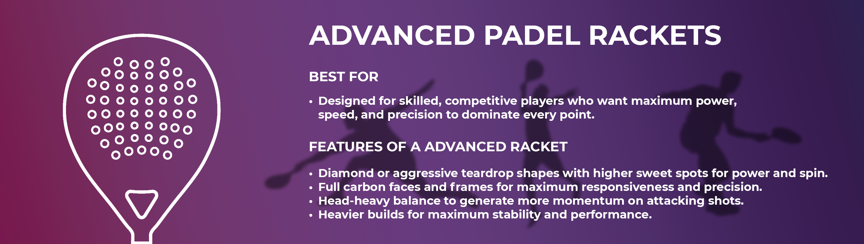 Advanced Padel Rackets