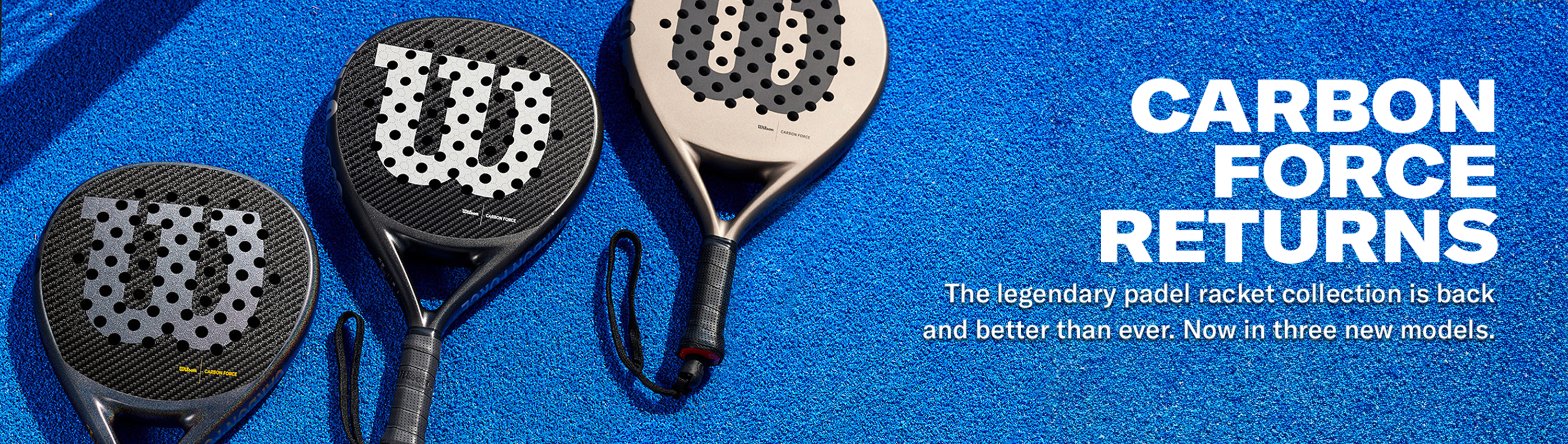 Wilson Carbon Force Rackets