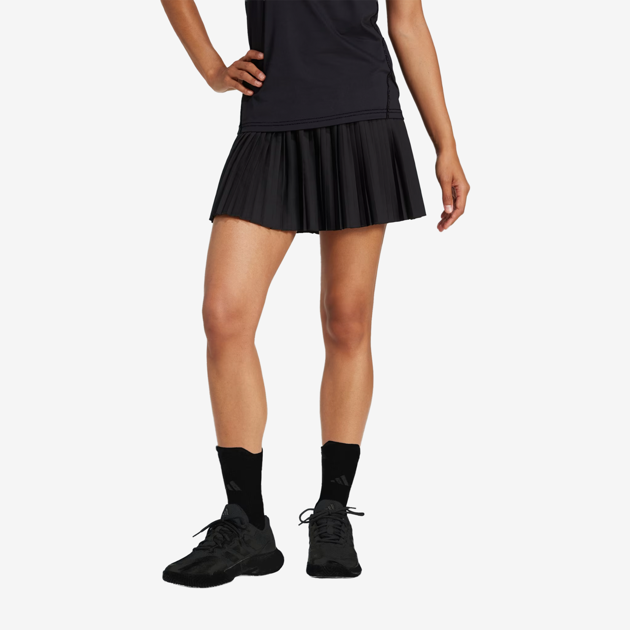Adidas Club Pleated Skirt Black