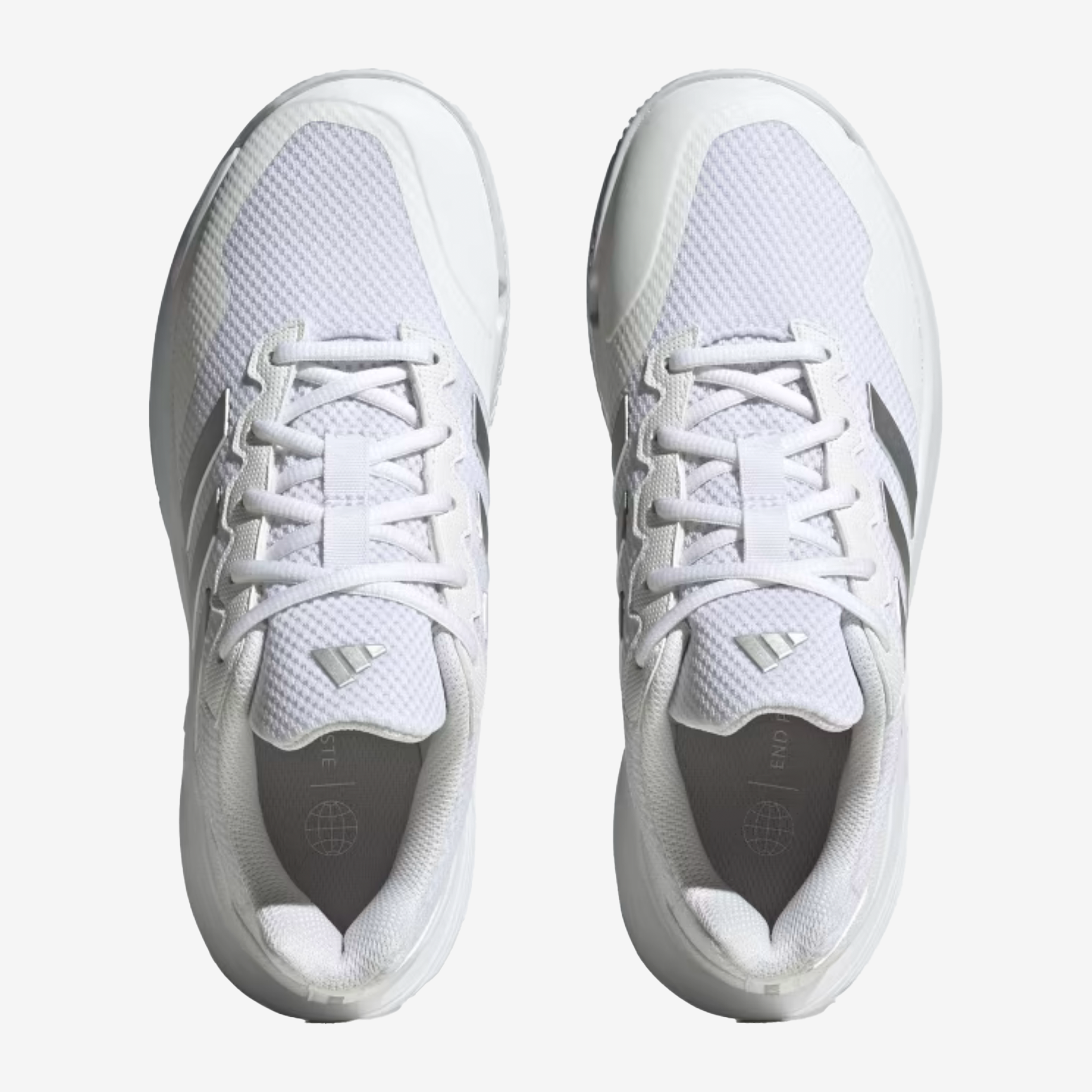 Adidas Women's Gamecourt 2.0 Cloud White / Silver Metallic / Cloud White