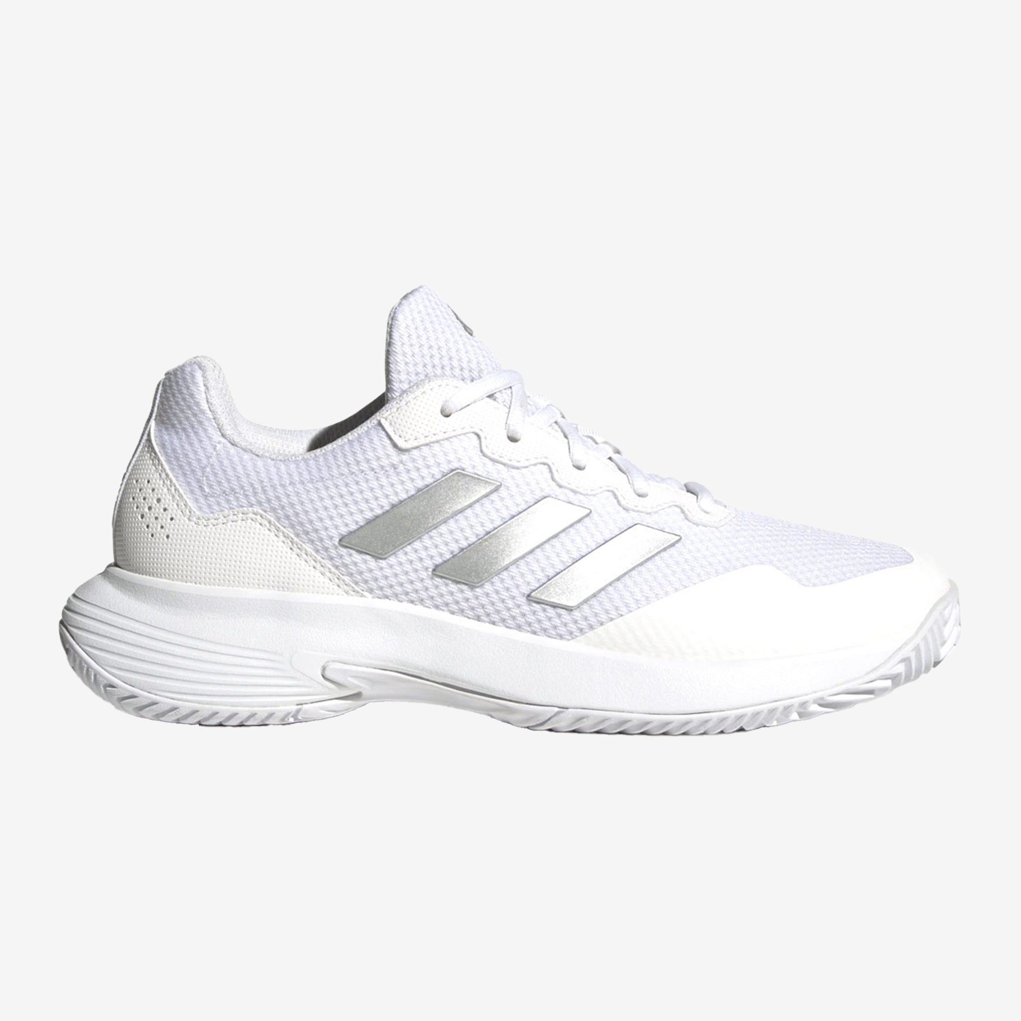 Adidas Women's Gamecourt 2.0 Cloud White / Silver Metallic / Cloud White
