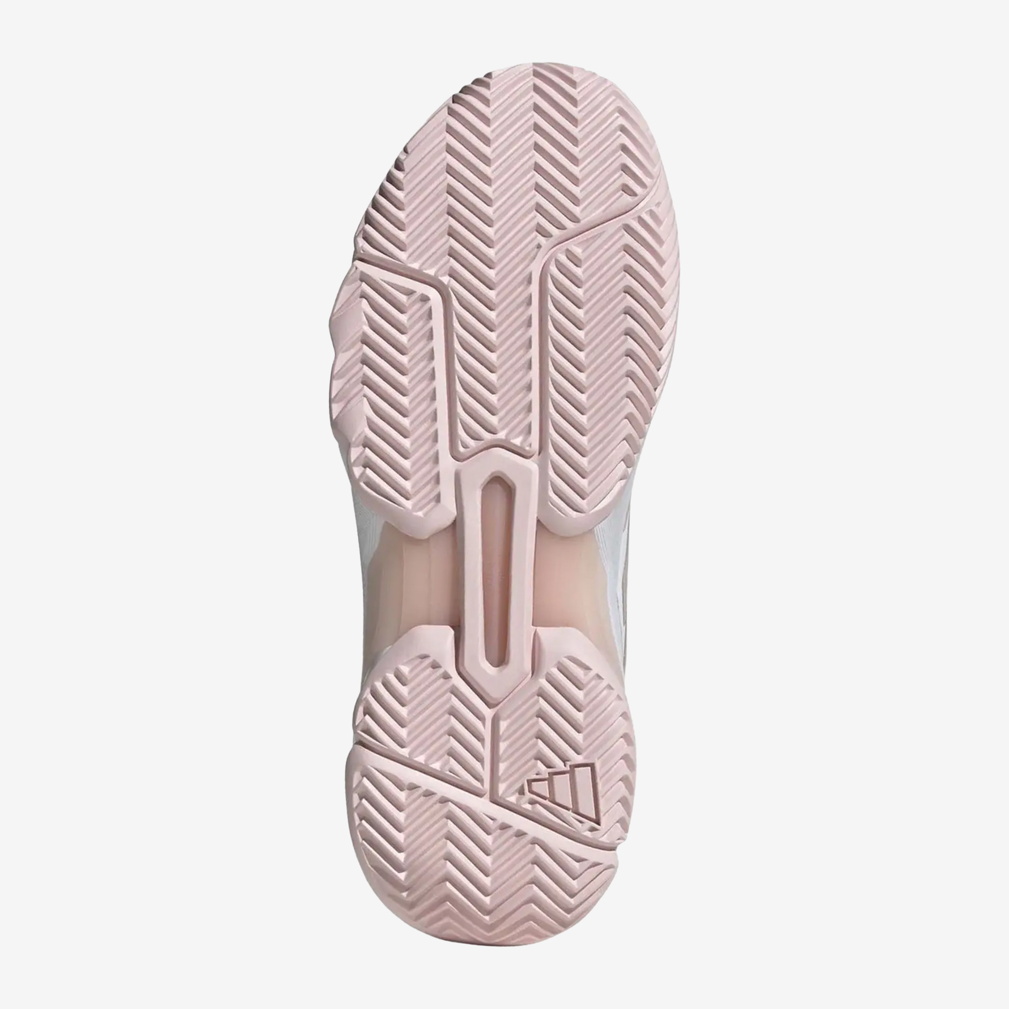 Adidas Women's Courtjam Control 3 White/Sandy Pink Metallic/Sandy Pink