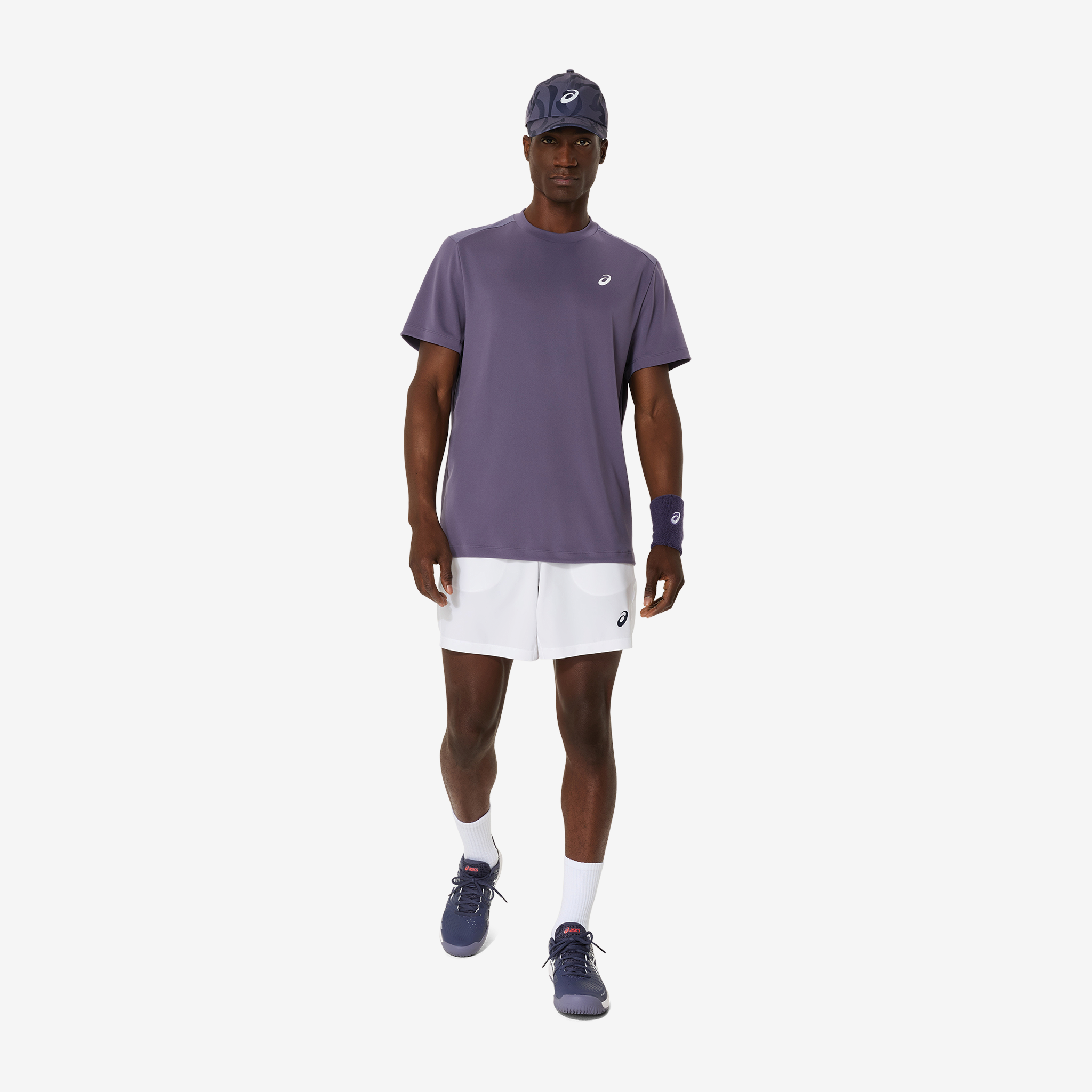Asics Court SS Men's Top Grayish Purple