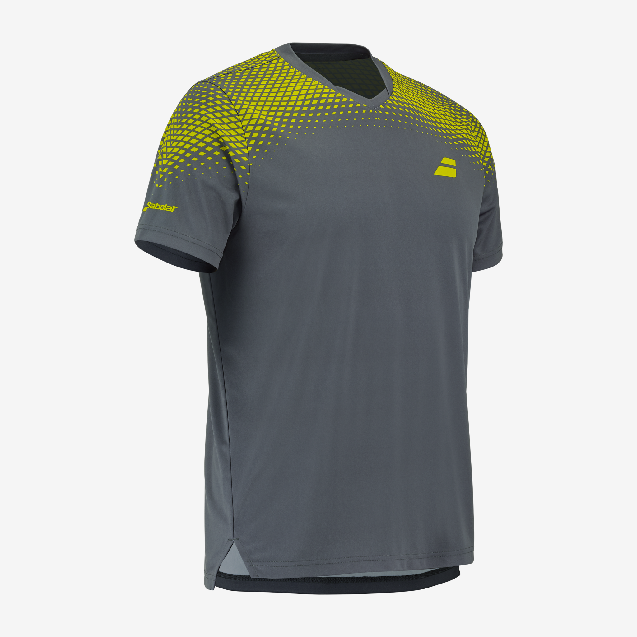 Babolat Aero Crew Neck Tee Men's Grey/Aero