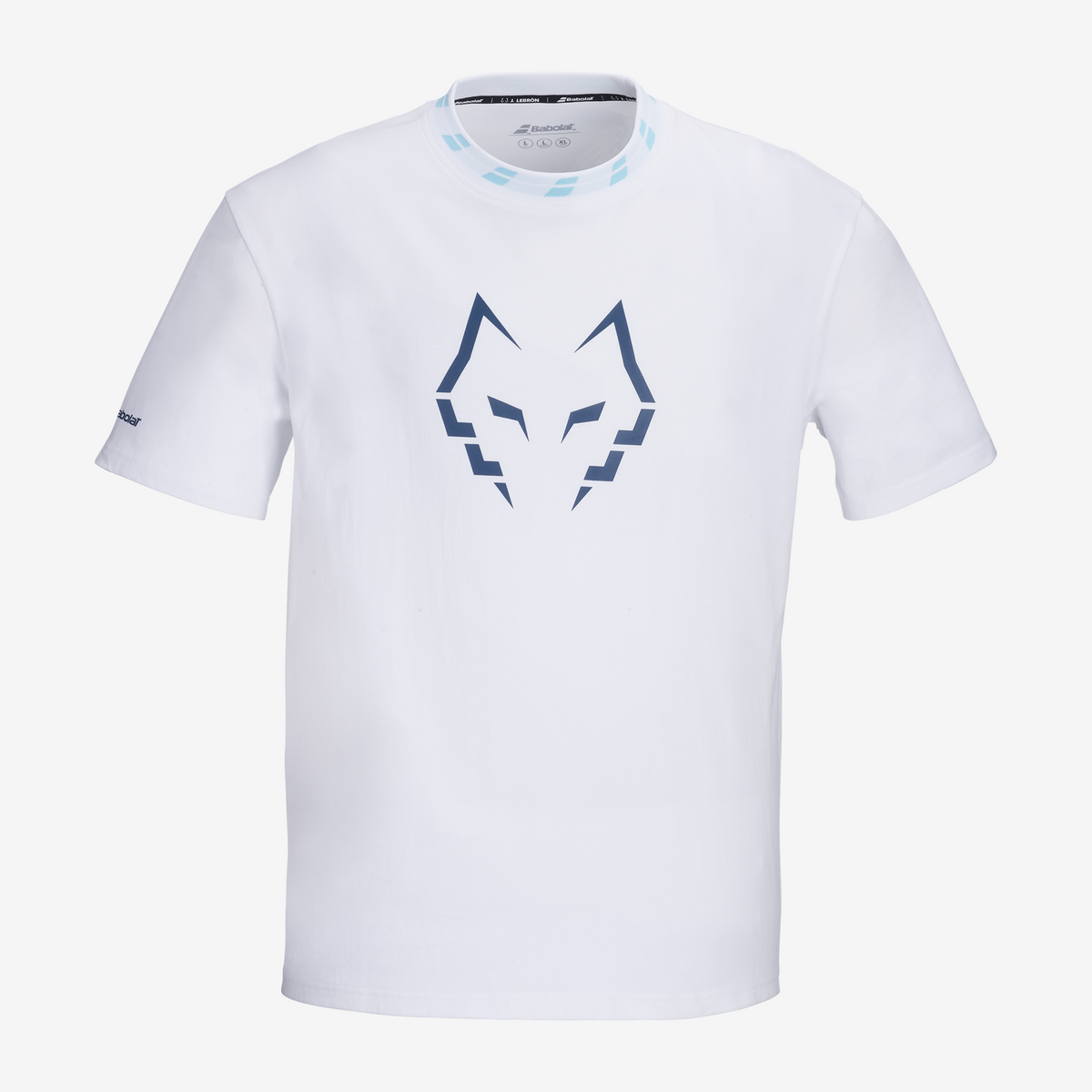 Babolat Cotton Tee Wide Lebron Men's White