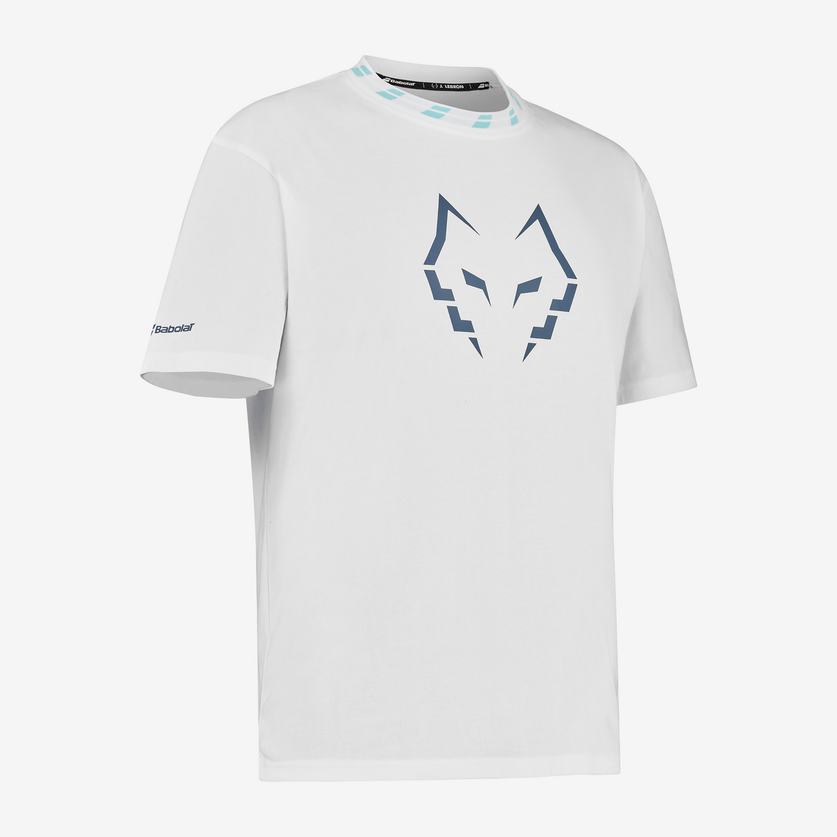 Babolat Cotton Tee Wide Lebron Men's White
