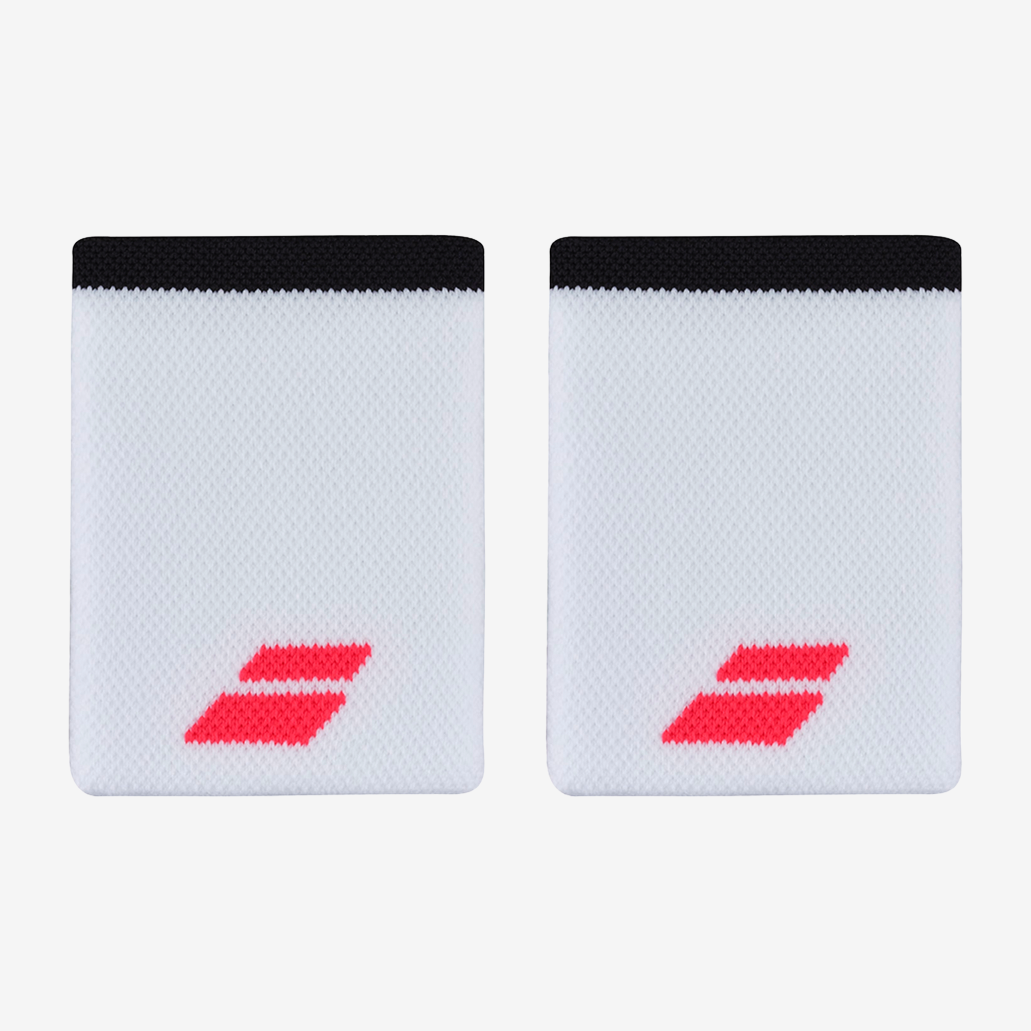 Babolat Logo Jumbo Wristband White/Strike Red