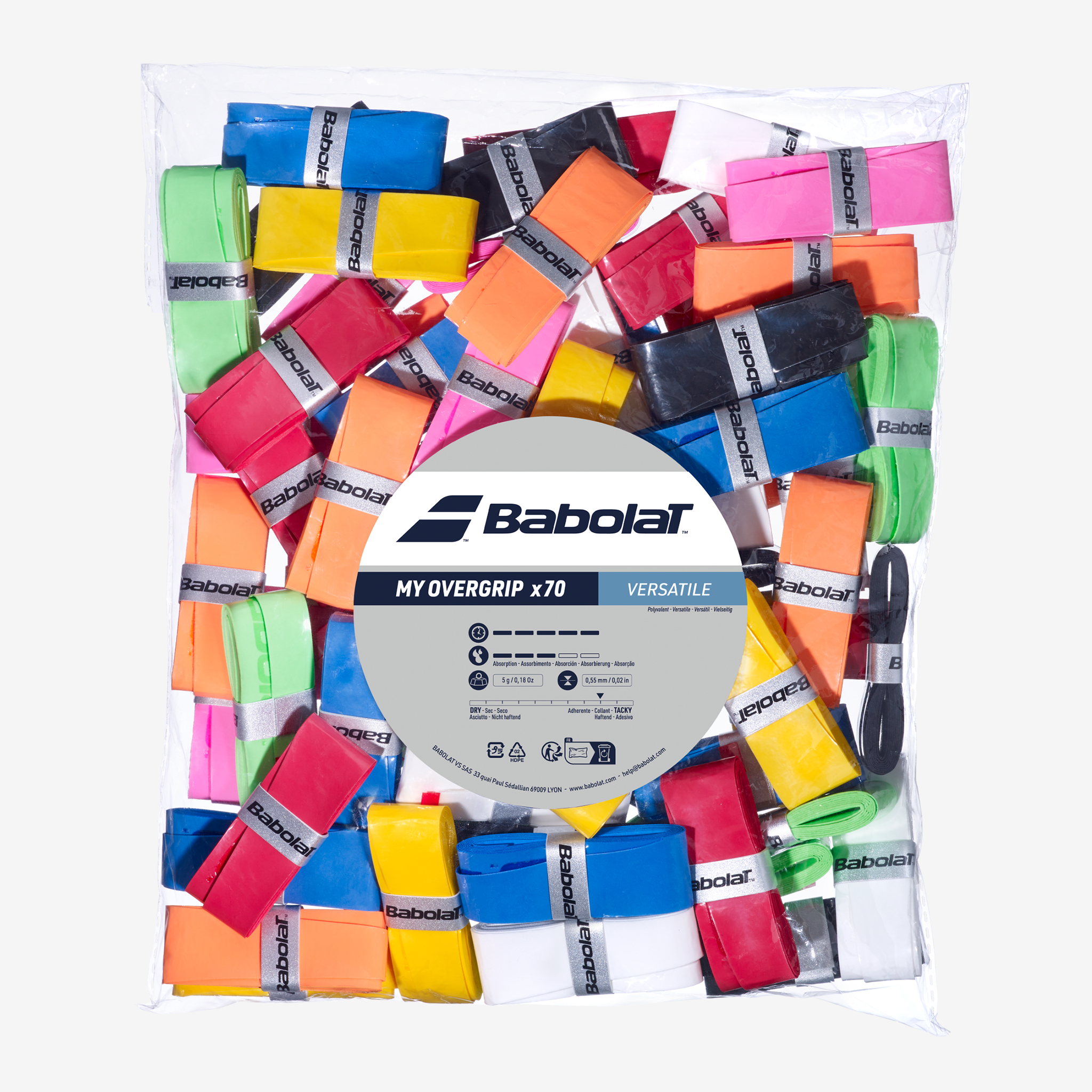 Babolat My Overgrip Refill (70 Pack)