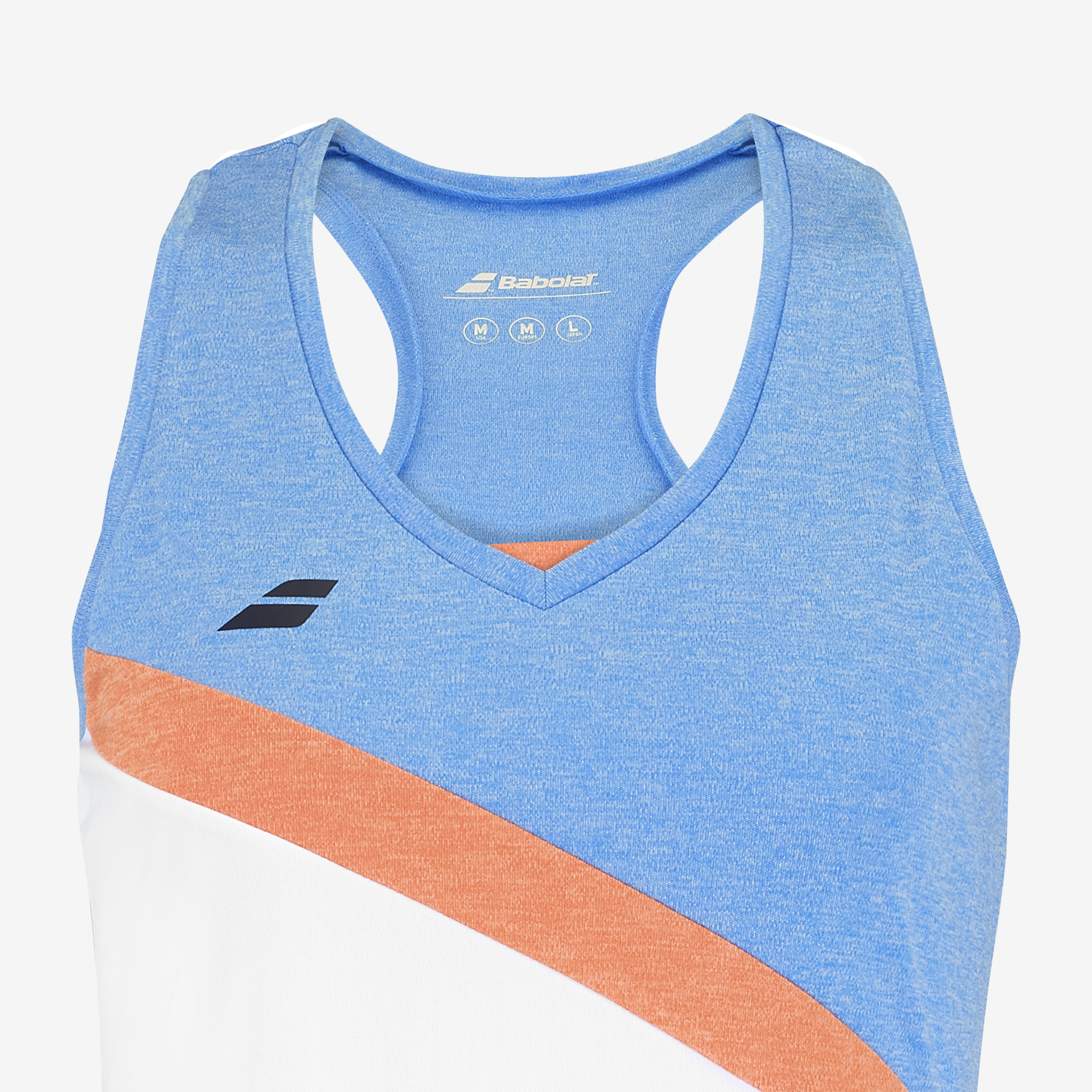 Babolat Play Tank Top Women's White/Blithe Blue