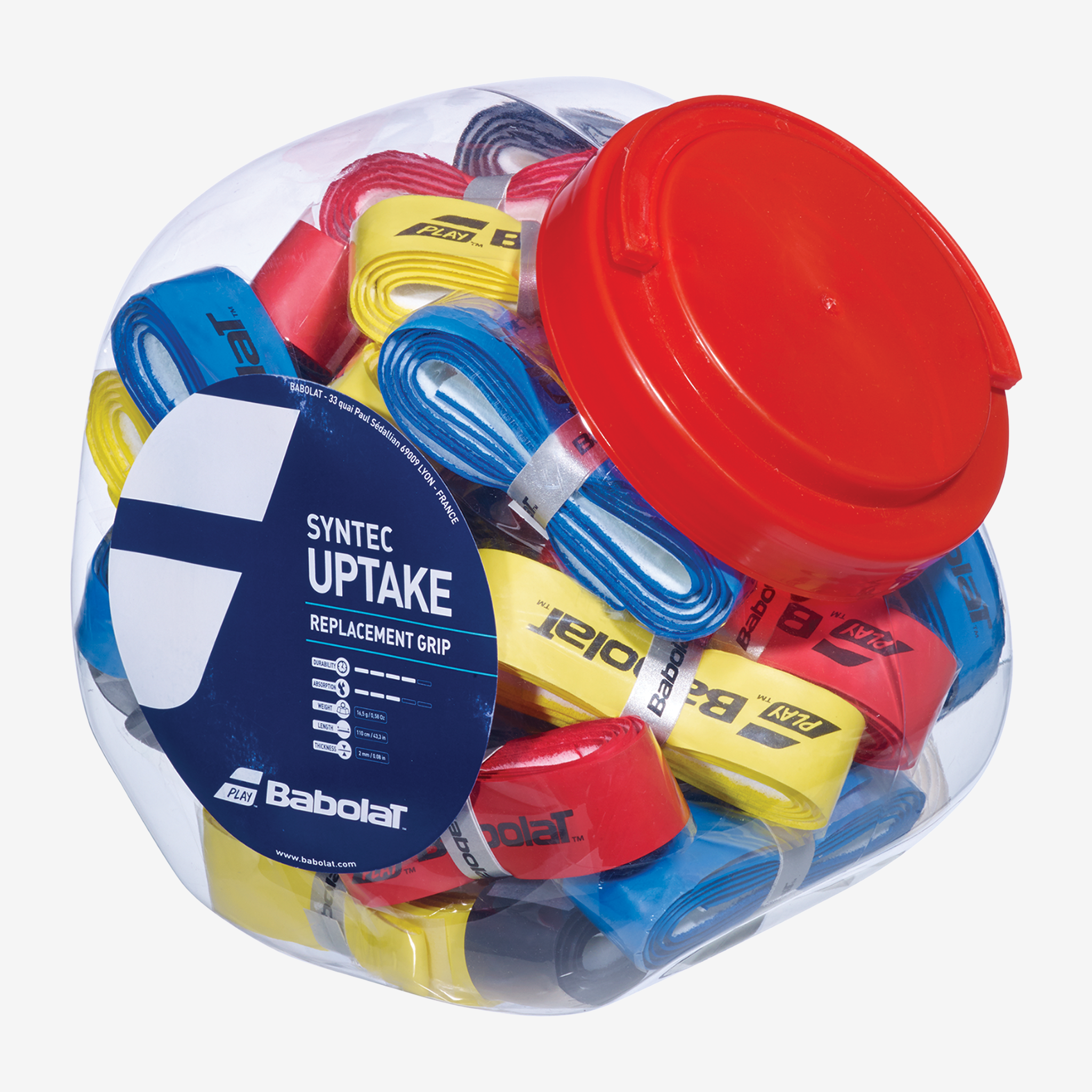 Babolat Syntec Uptake 30 Grip Jar Mixed
