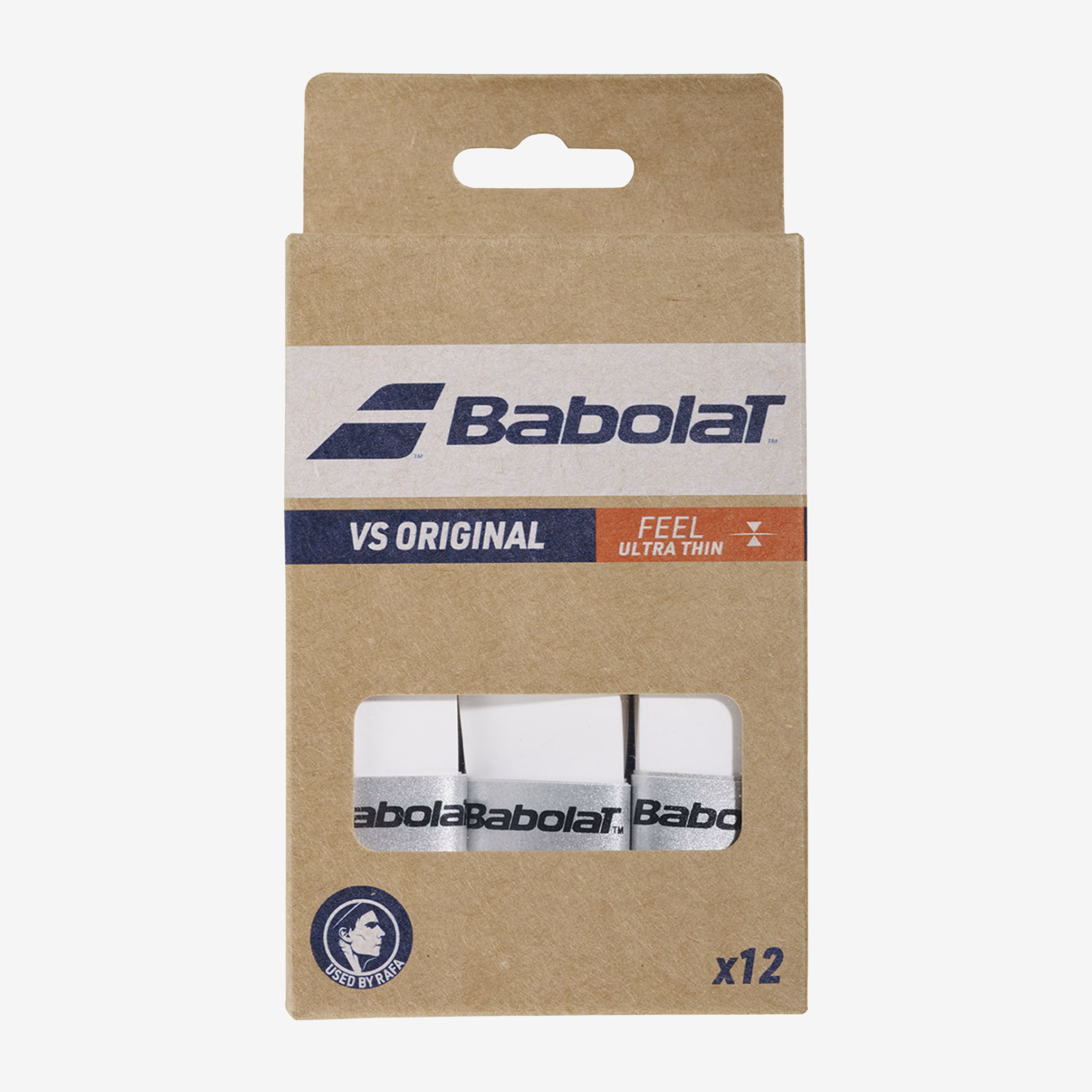 Babolat VS Original Overgrip White (12 Pack)