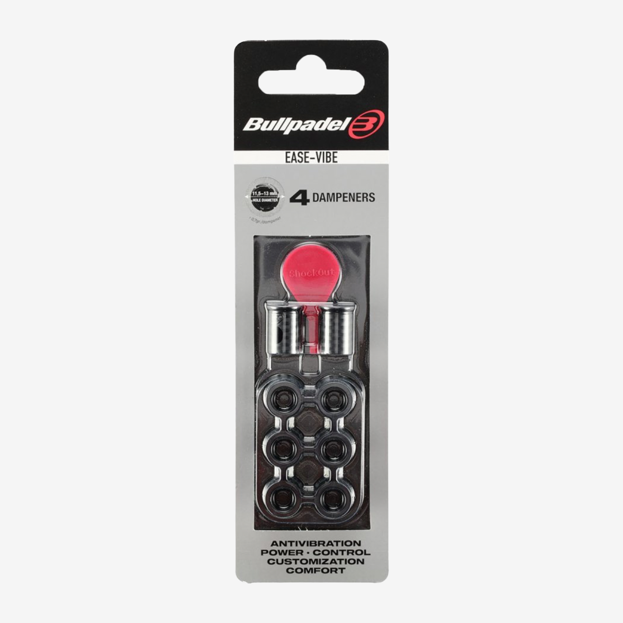 Bullpadel Ease Vibe Dampener Black