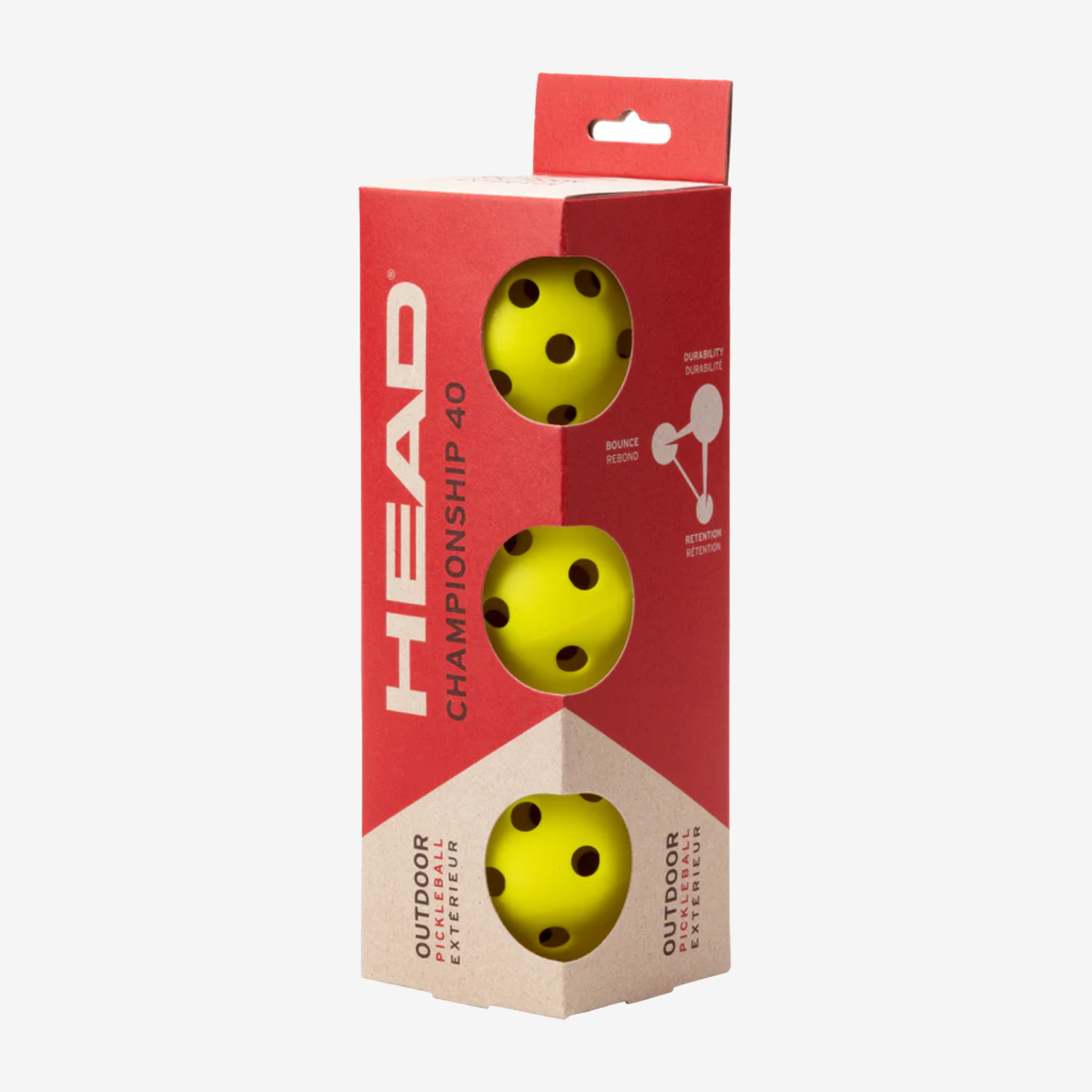 Head Championship 40 Pickleball (3 Pack)