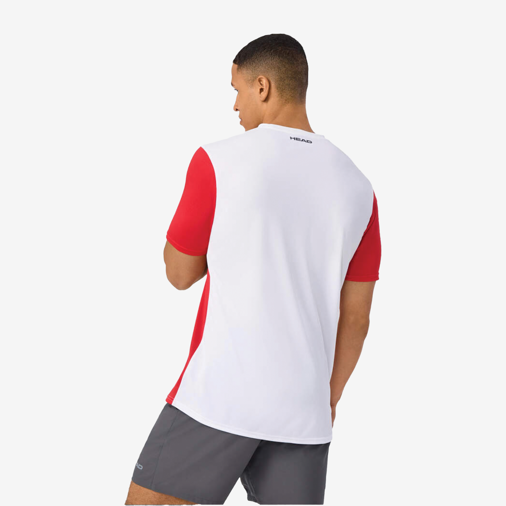Head Club 25 Tech T-Shirt Red/ White Men's