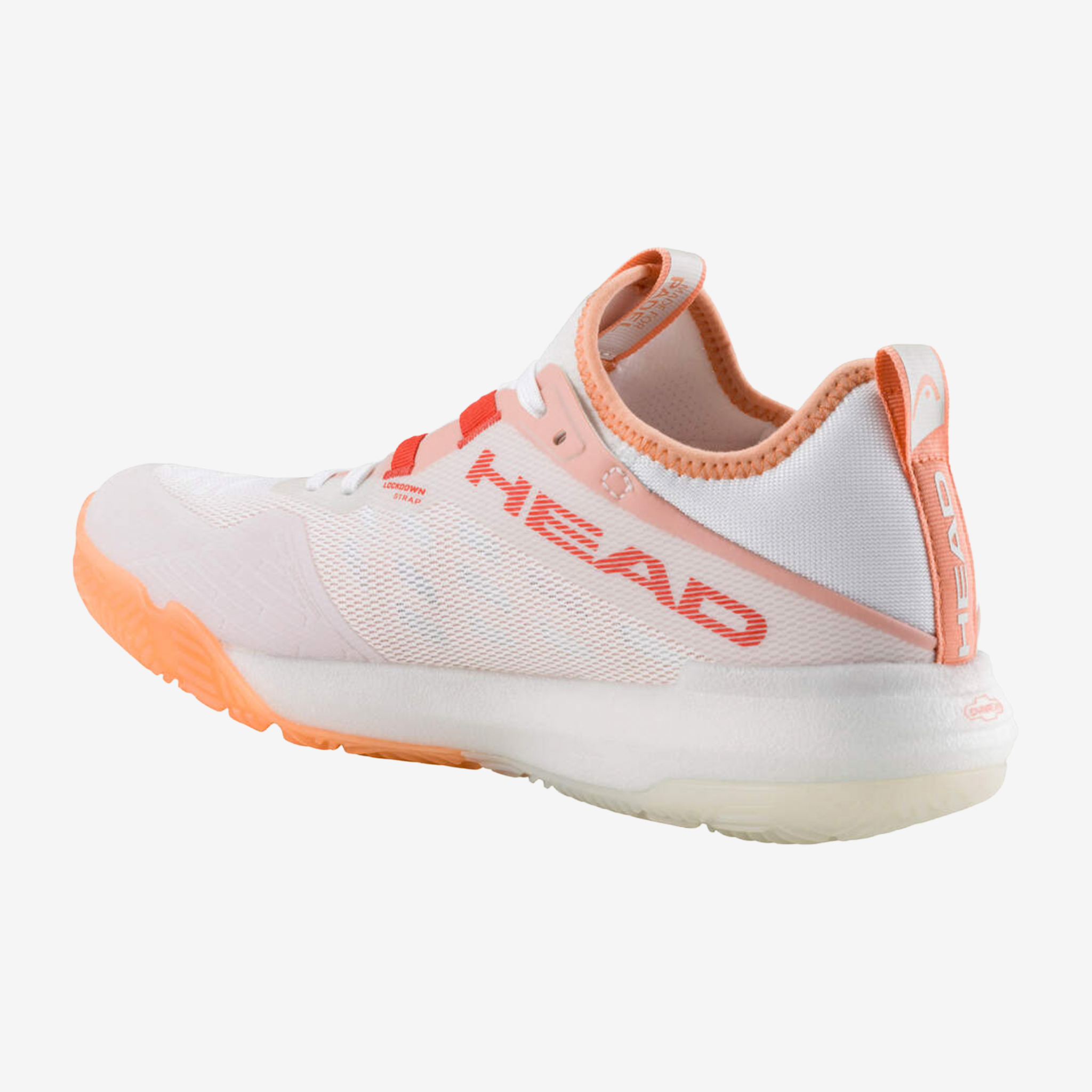 Head Motion Pro Women's Padel Shoes White/Coral