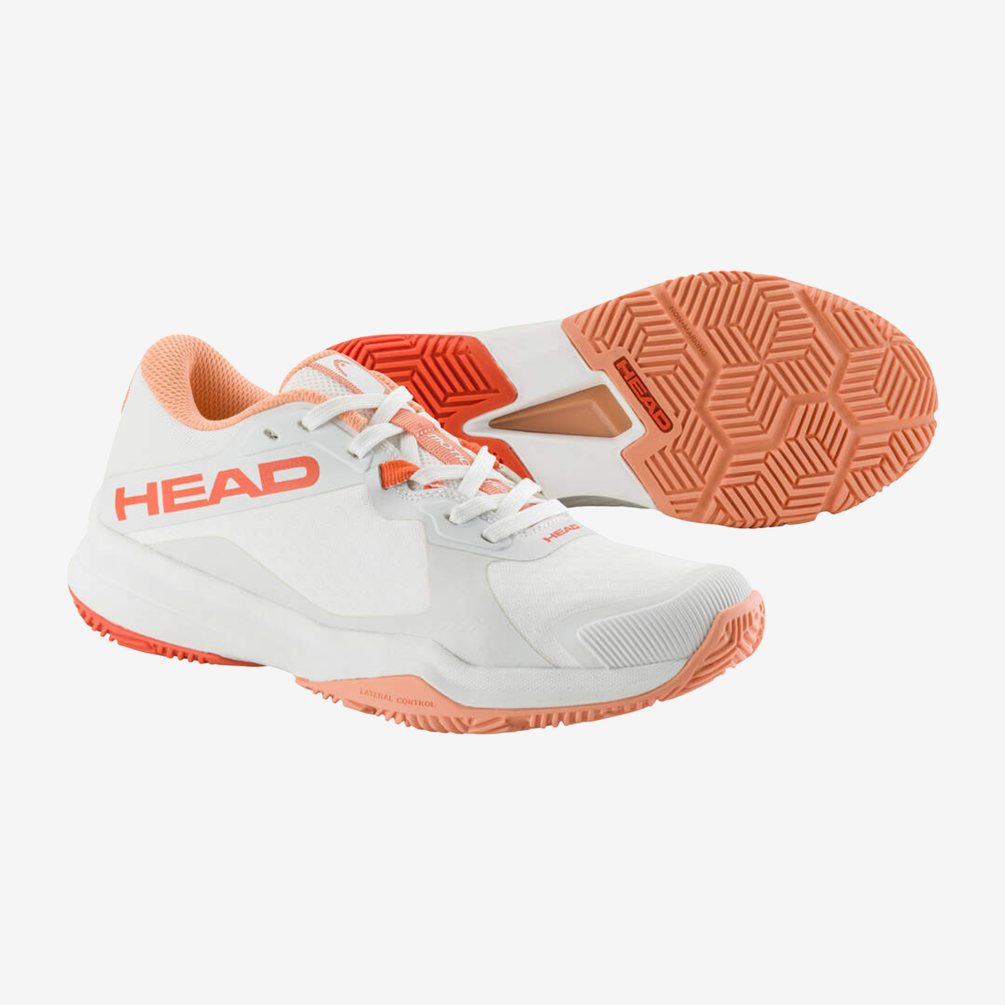Head Motion Team Women's Padel Shoes White/Coral