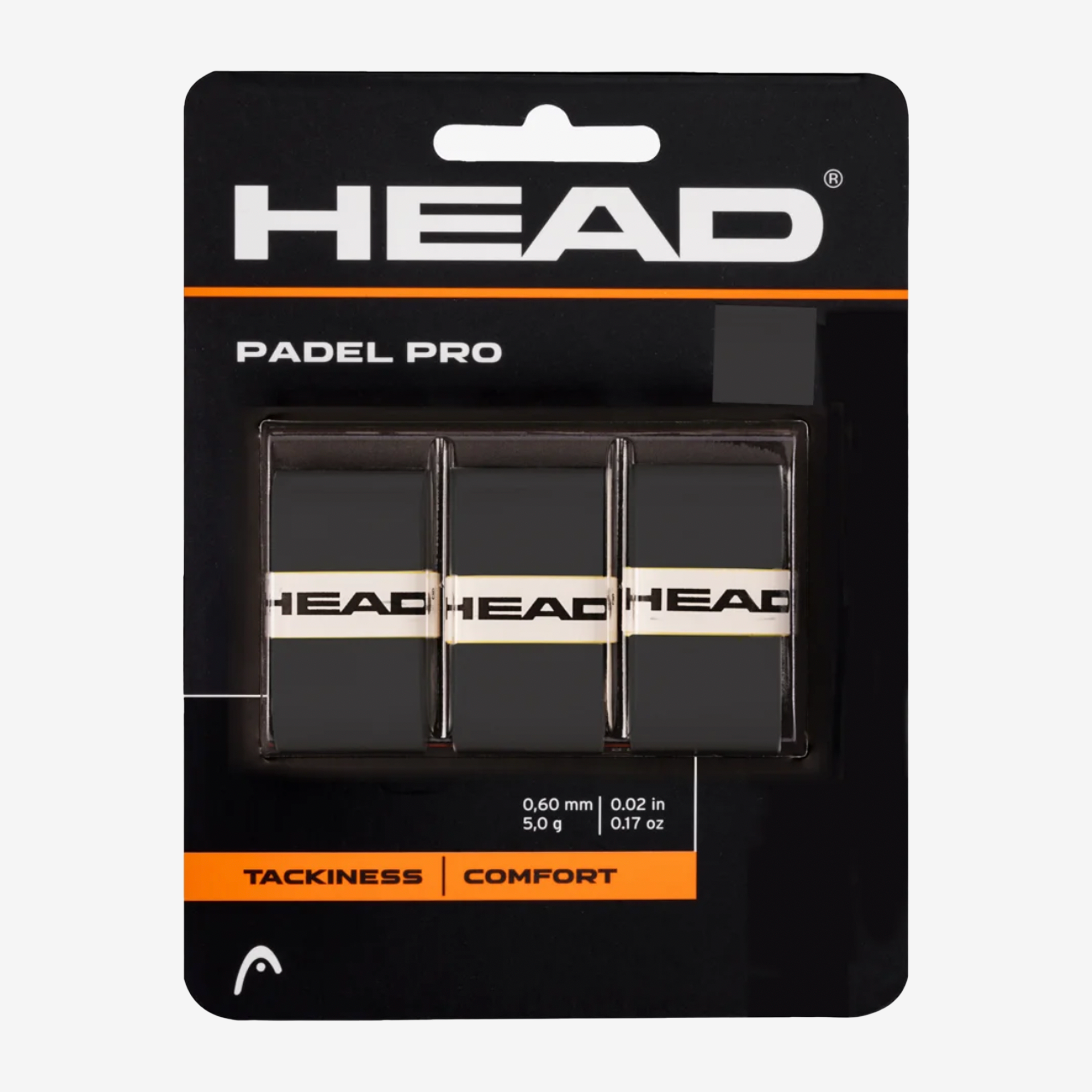 Head Padel Pro Grip Black (3 Pack)